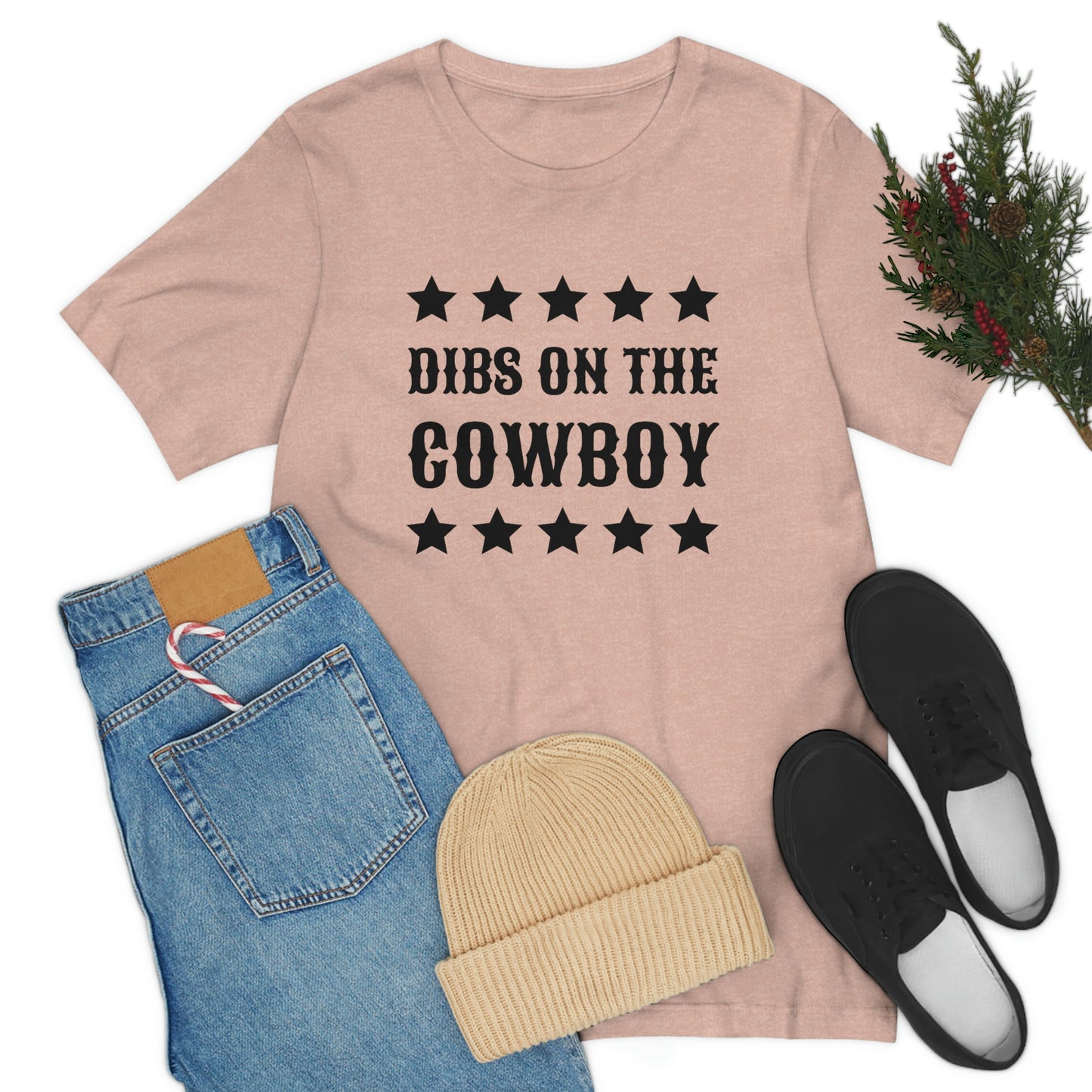 "Dibs on the Cowboy" Unisex Jersey Short Sleeve Tee
