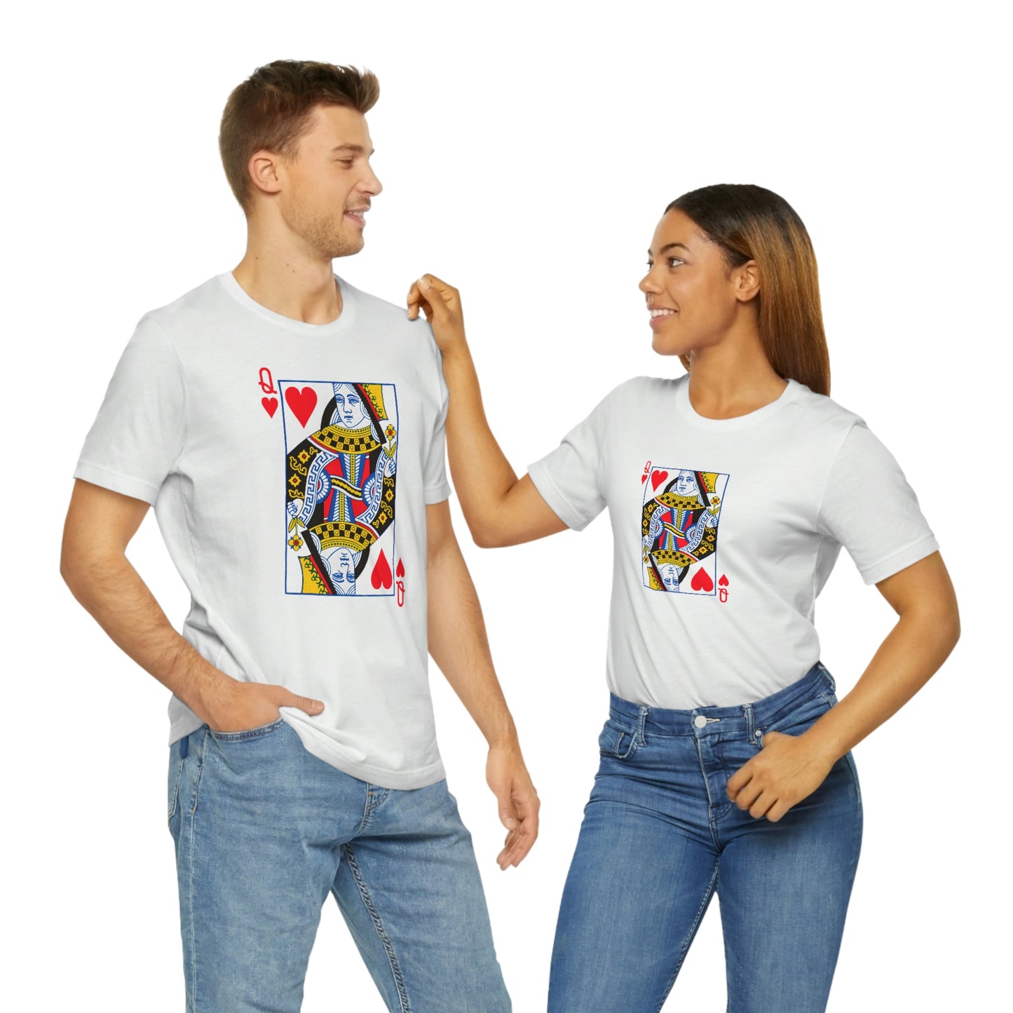"Queen of Hearts" Unisex Jersey Short Sleeve Tee