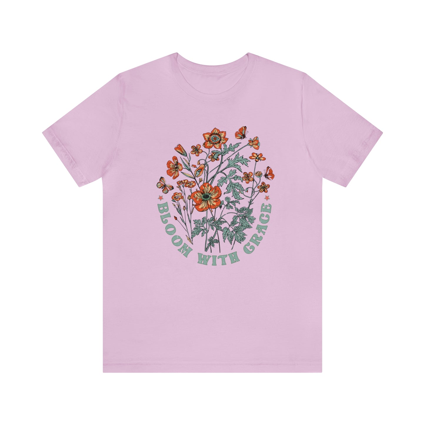 "Bloom With Grace" Bella Canvas Short Sleeve Tee