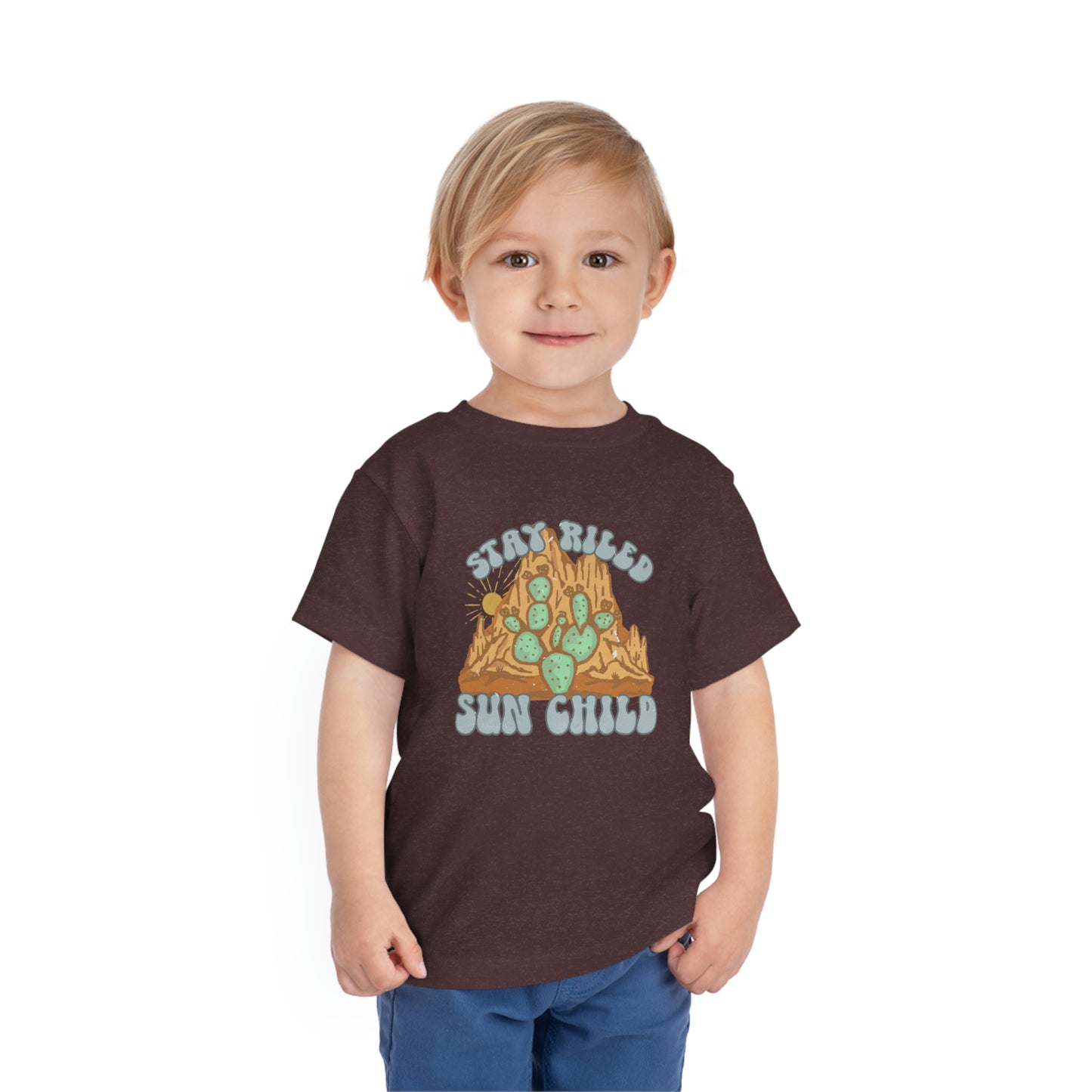 "Stay Riled Wild Child" Toddler Short Sleeve Tee (2T-5T)