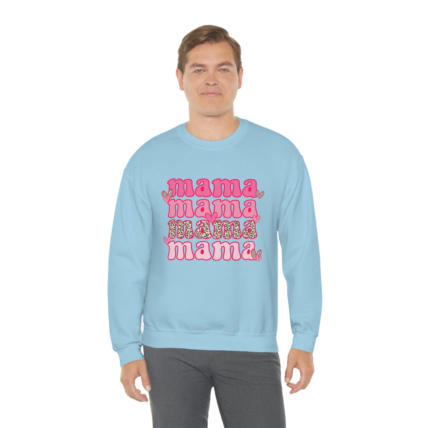 "Mama" Unisex Heavy Blend™ Crewneck Sweatshirt