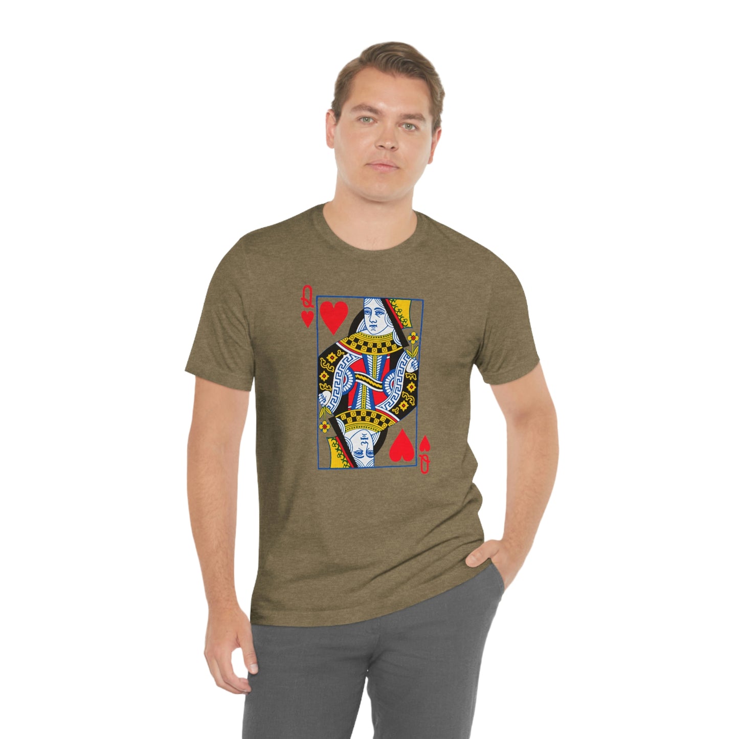"Queen of Hearts" Unisex Jersey Short Sleeve Tee