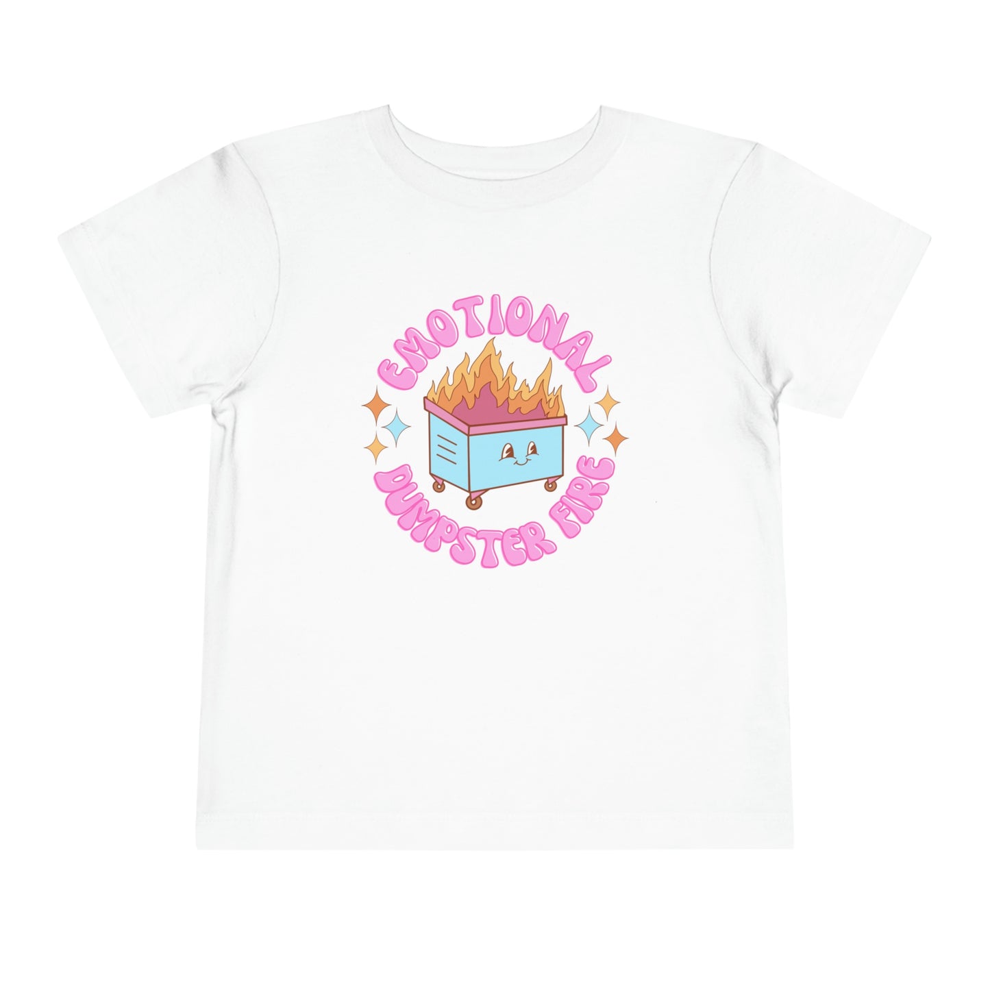 "Emotional Dumpster Fire" Toddler Short Sleeve Tee (2T-5T)