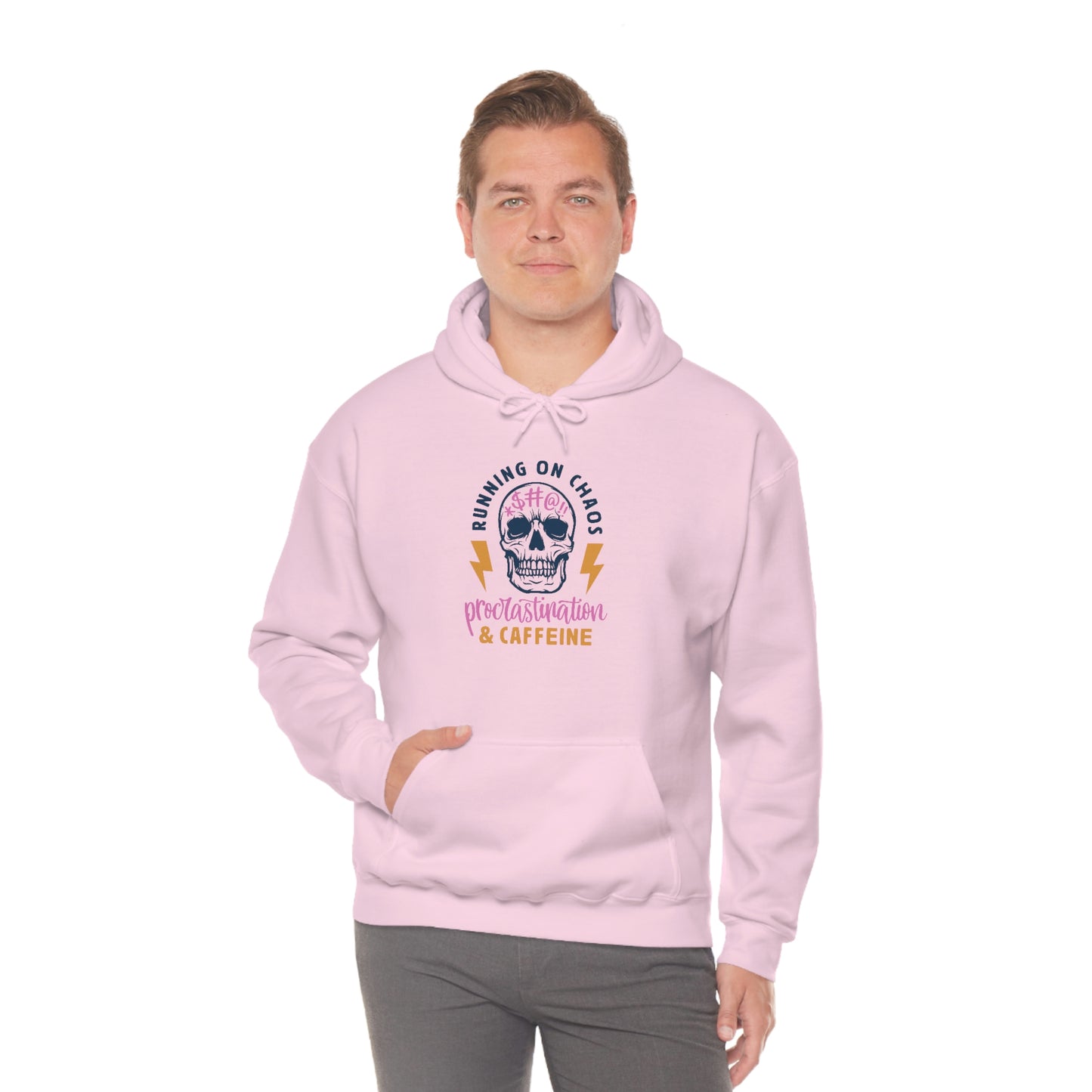 "Chaos and Caffeine" Unisex Heavy Blend™ Hooded Sweatshirt