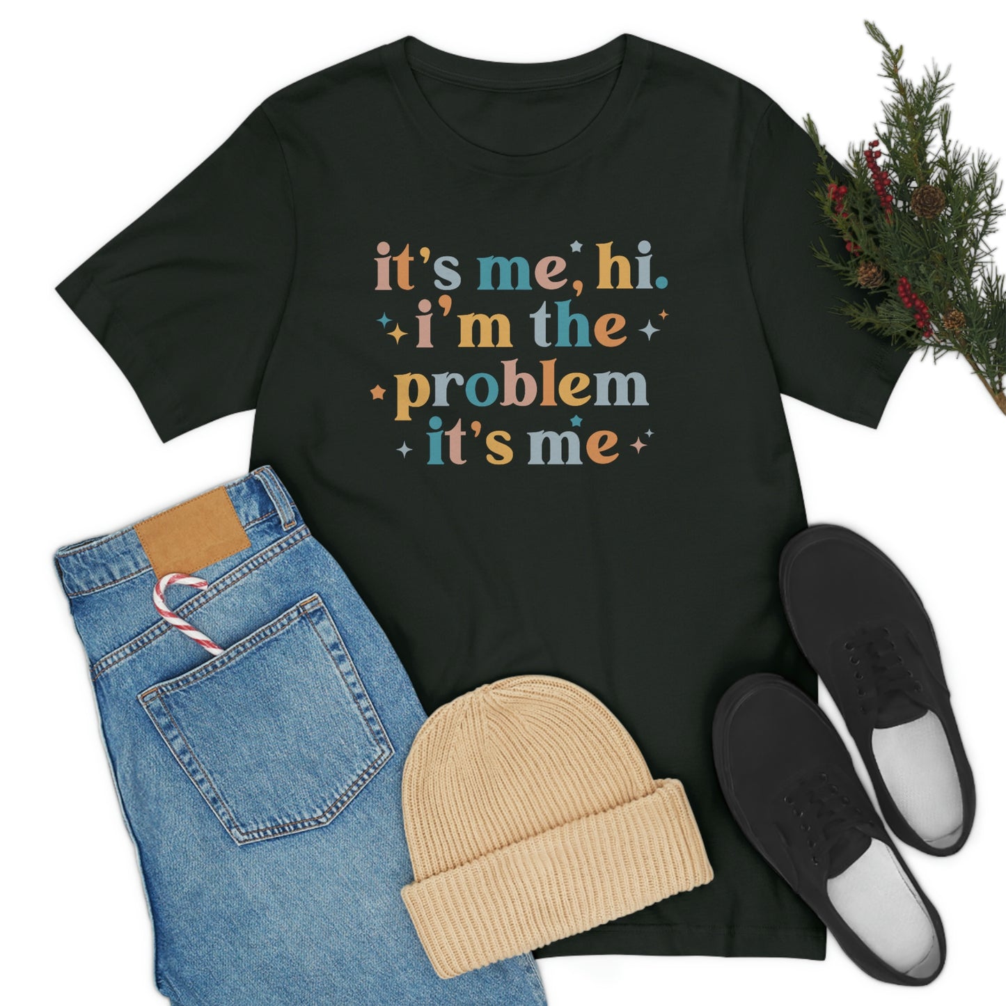 "It's Me, Hi, I'm the Problem" Unisex Jersey Short Sleeve Tee