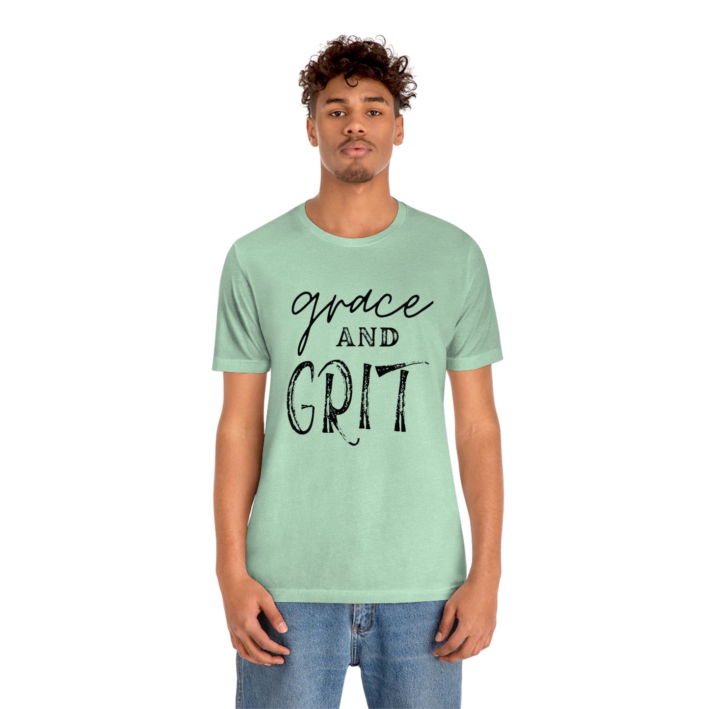 "Grace and Grit" Unisex Jersey Short Tee