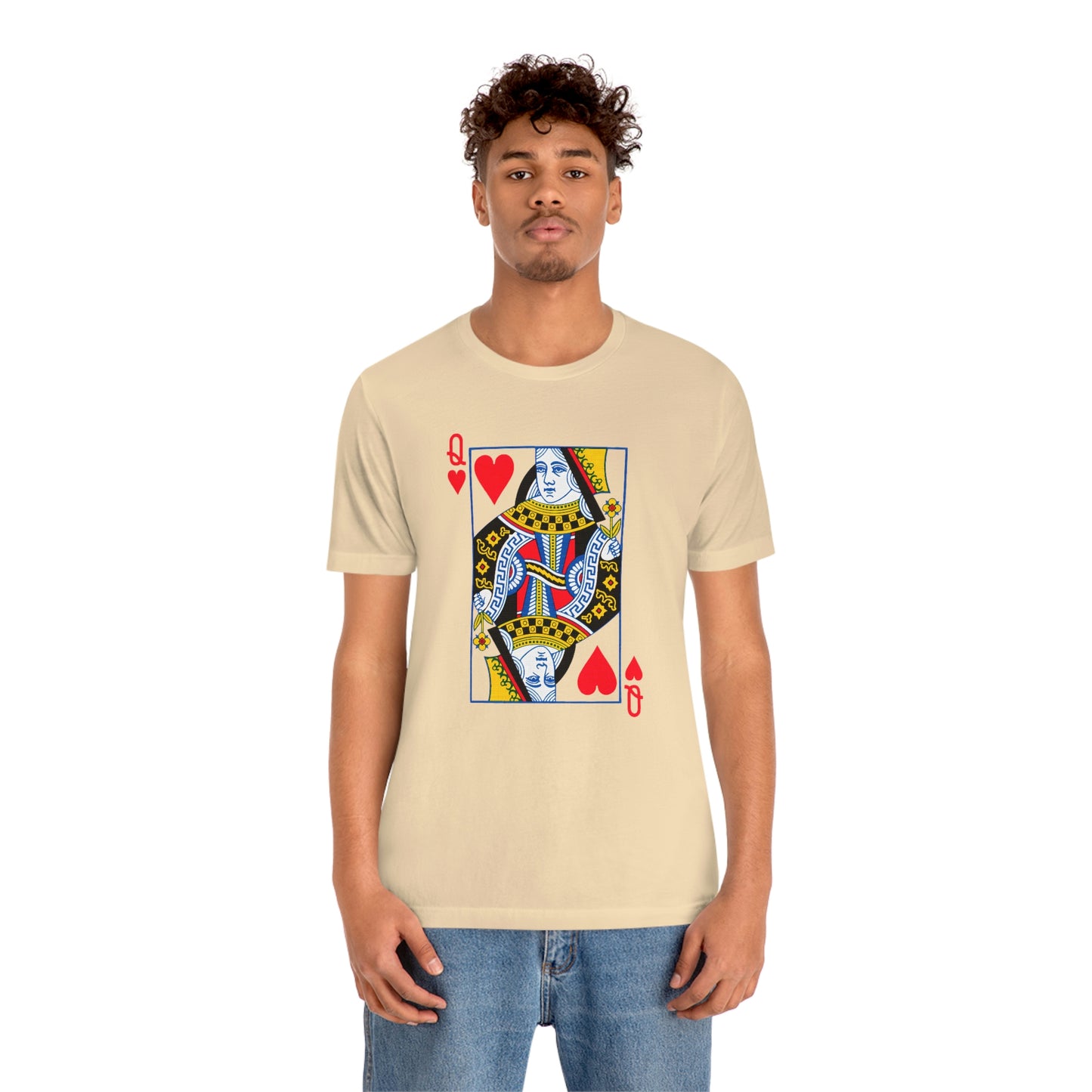 "Queen of Hearts" Unisex Jersey Short Sleeve Tee