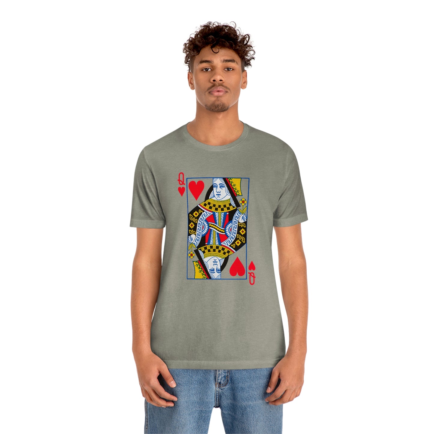 "Queen of Hearts" Unisex Jersey Short Sleeve Tee