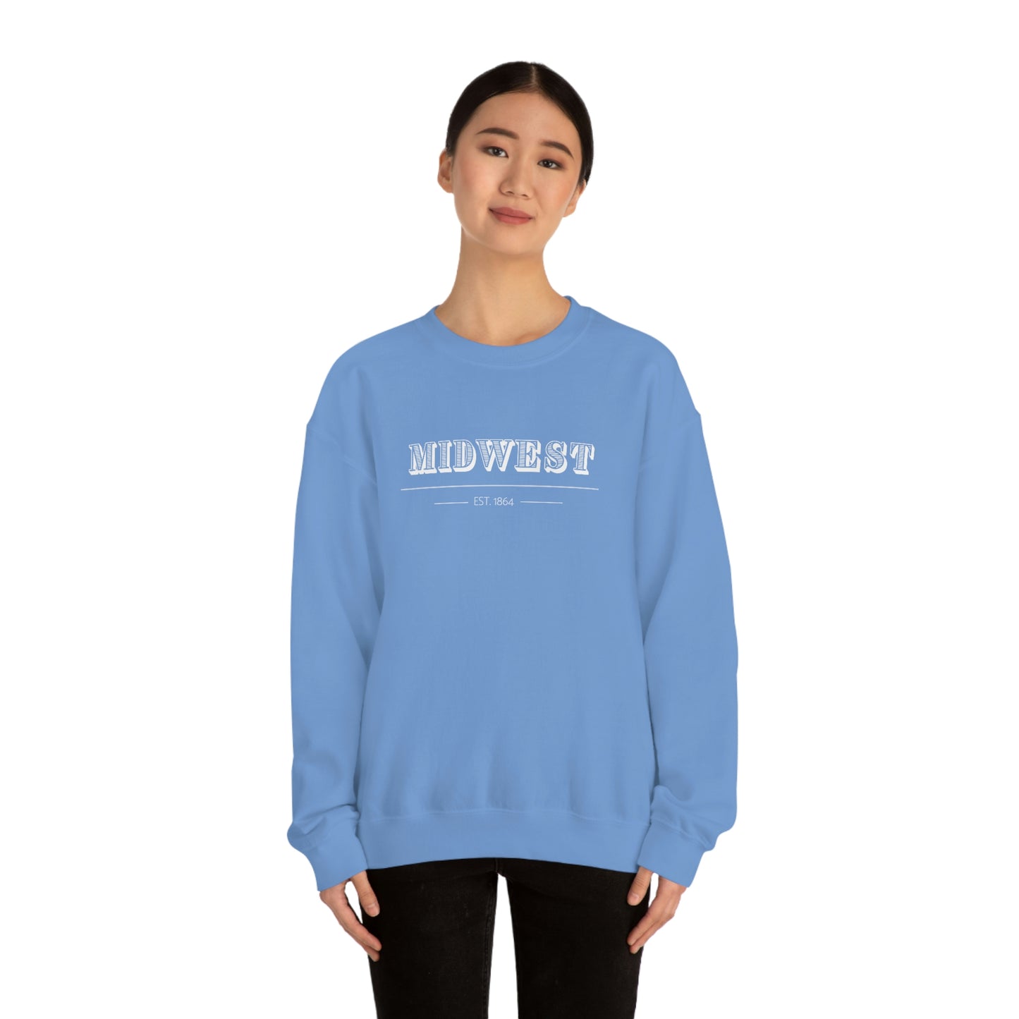 "Midwest" Unisex Heavy Blend™ Crewneck Sweatshirt