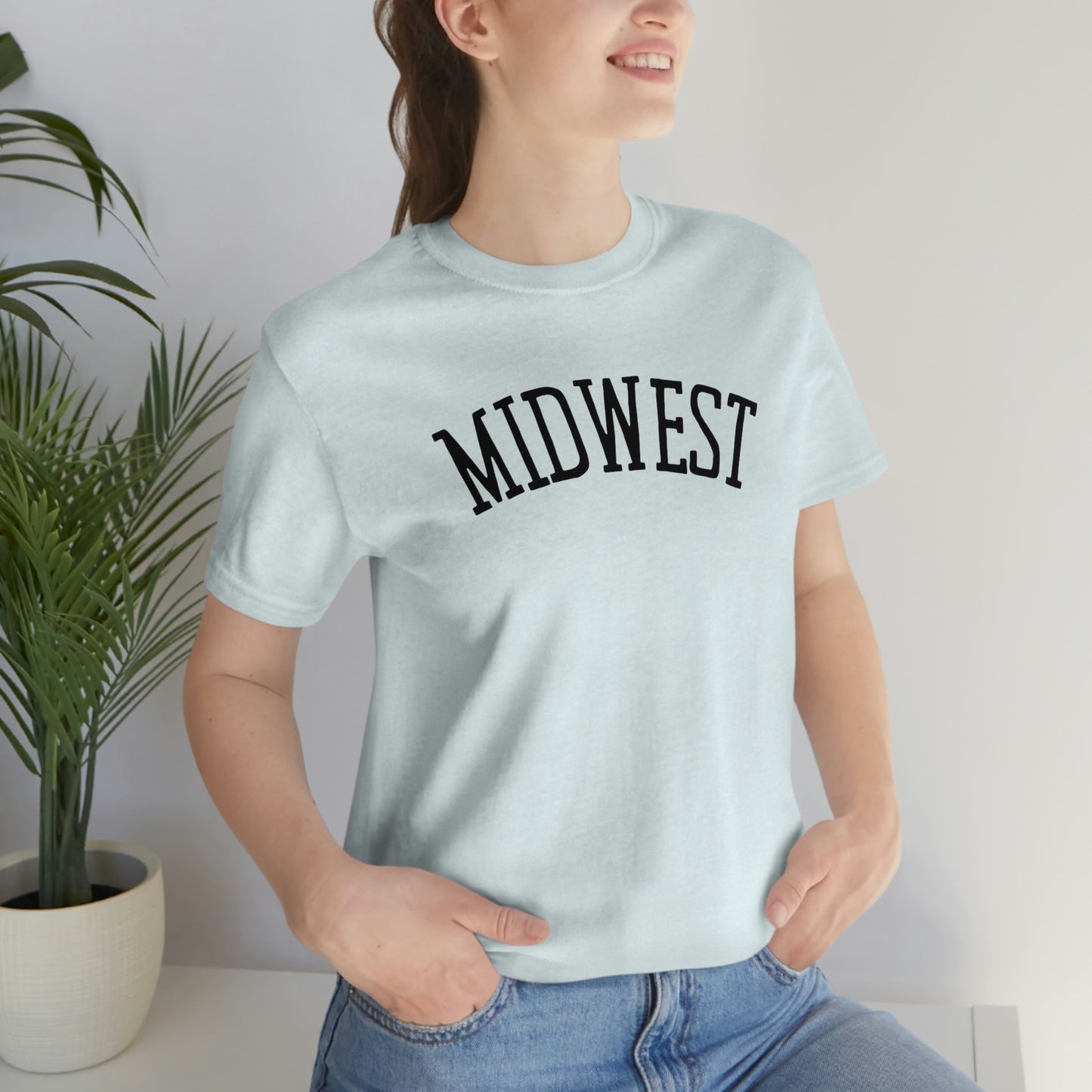 "Midwest" Unisex Jersey Short Sleeve Tee