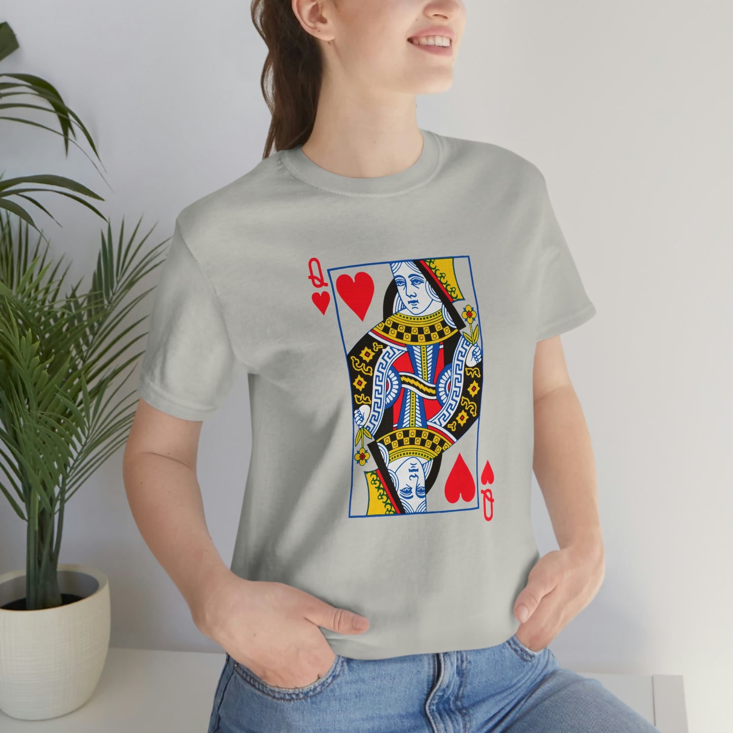 "Queen of Hearts" Unisex Jersey Short Sleeve Tee