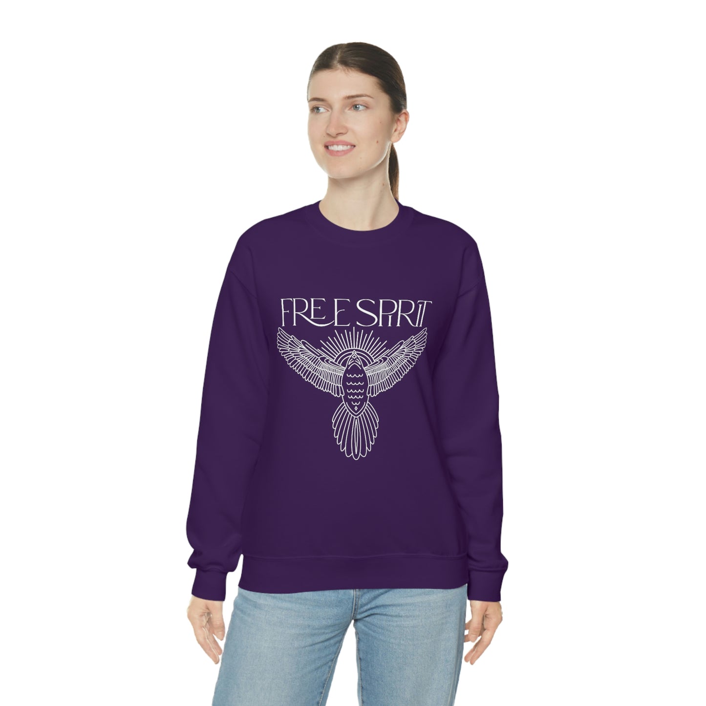 "Free Spirit" Unisex Crewneck Sweatshirt