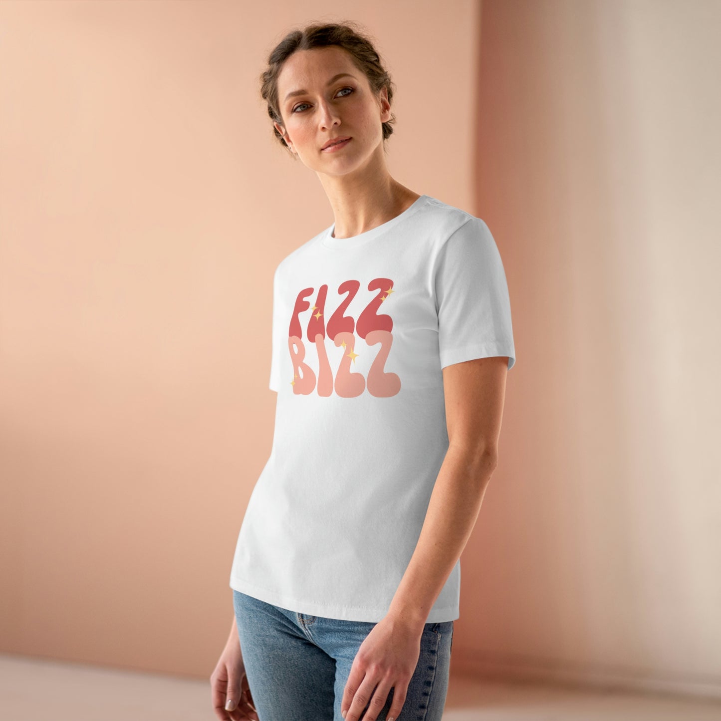 "Fizz Bizz" Bella Canvas 6400 Women's Premium Tee