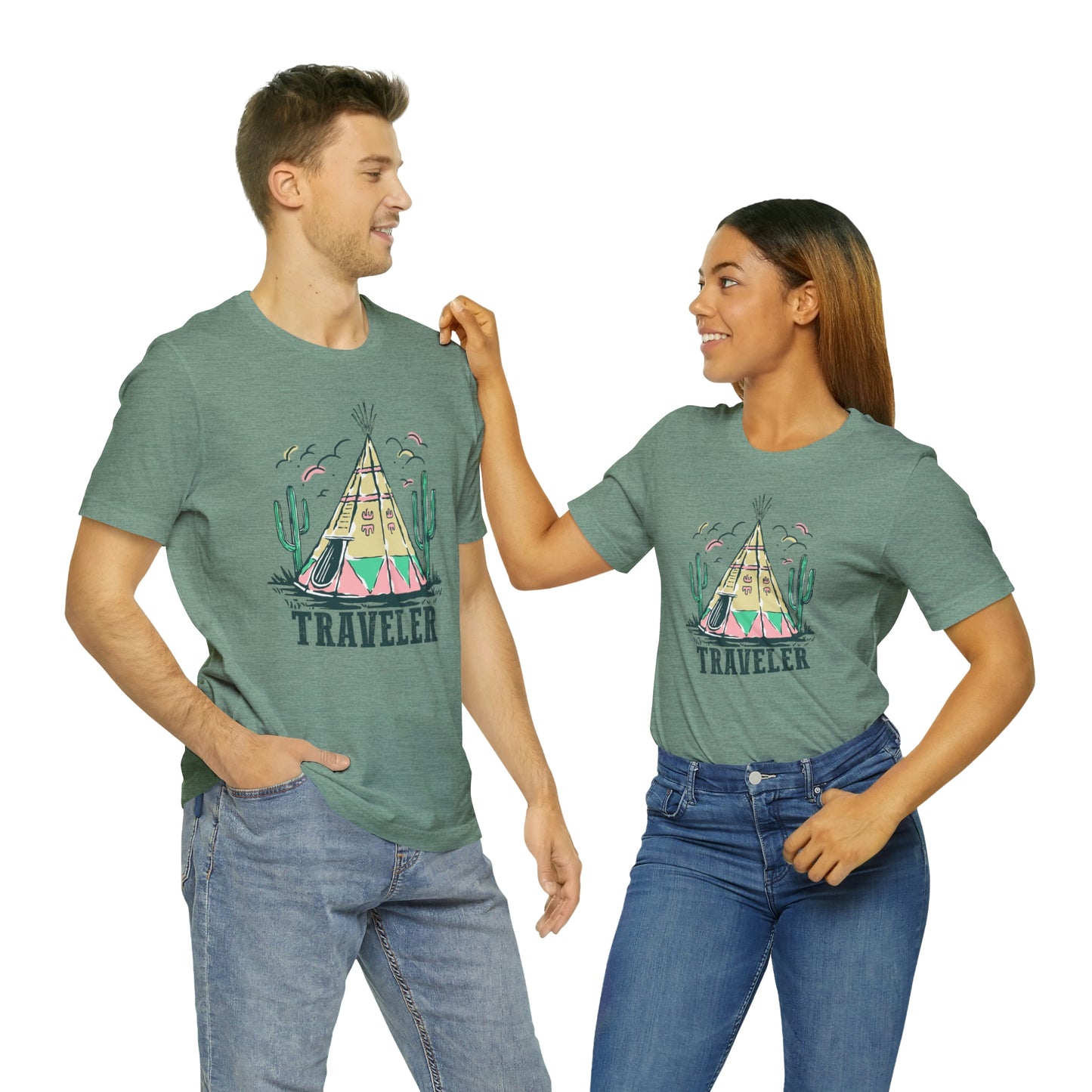"Traveler" Bella Canvas Short Sleeve Tee