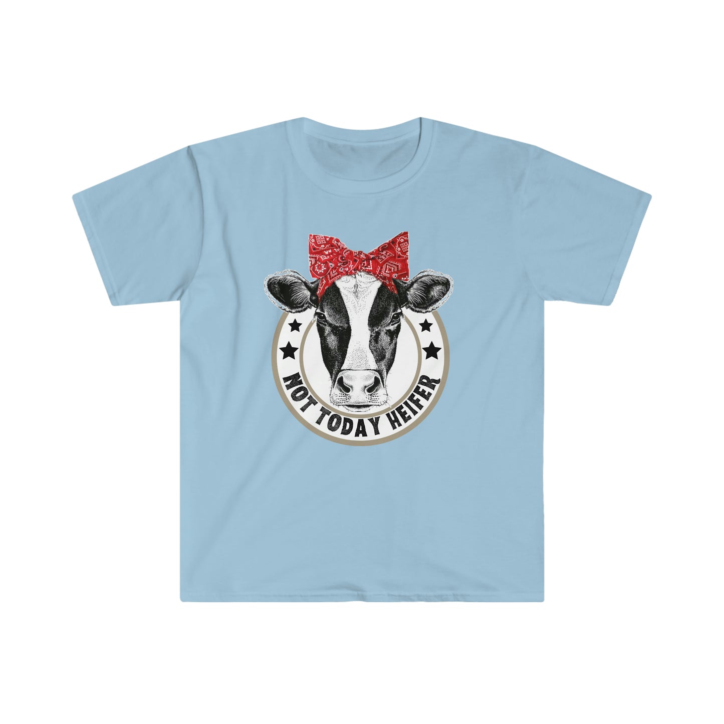 "Not Today Heifer" Unisex Softstyle T-Shirt