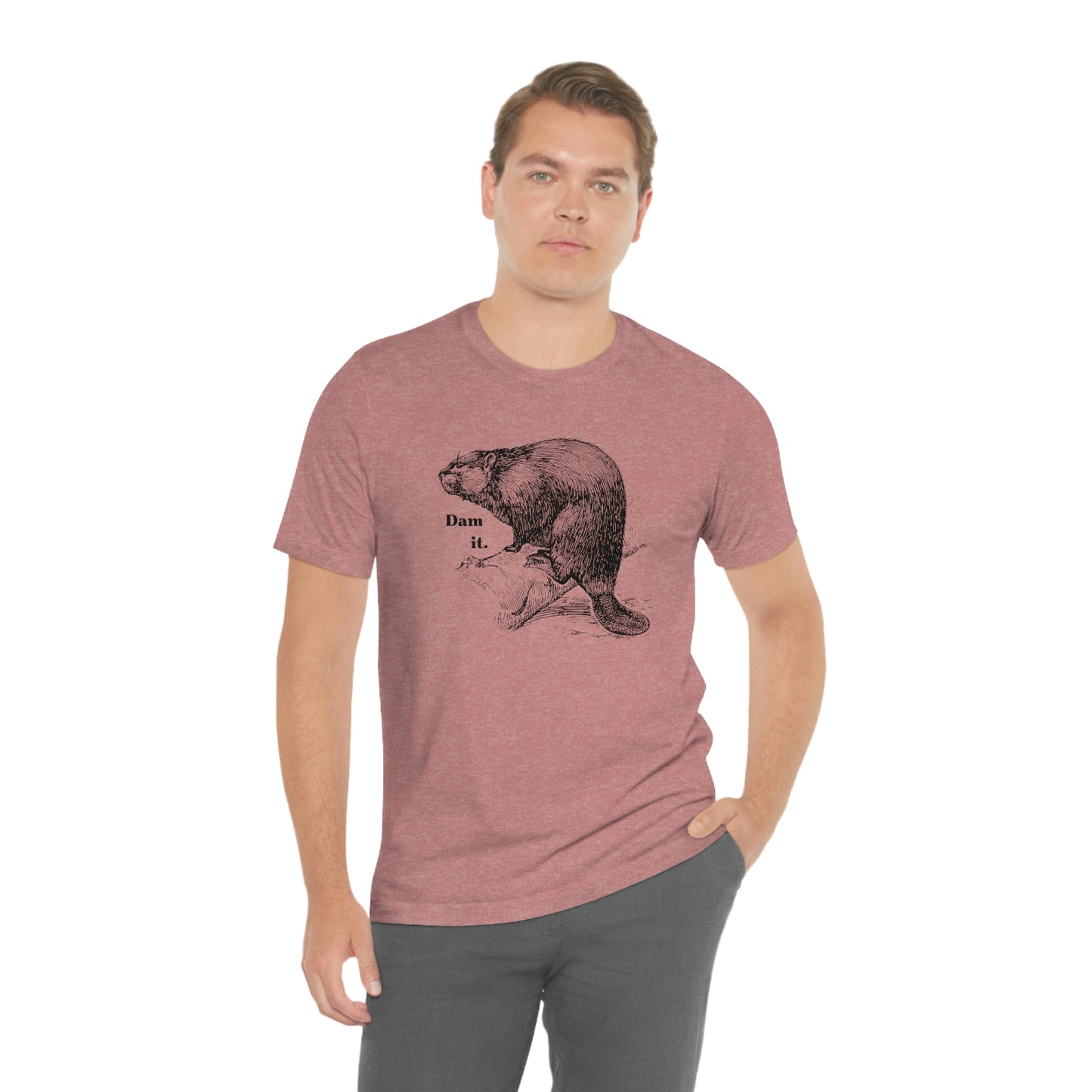 "Dam it" Bella Canvas Graphic Short Sleeve Tee