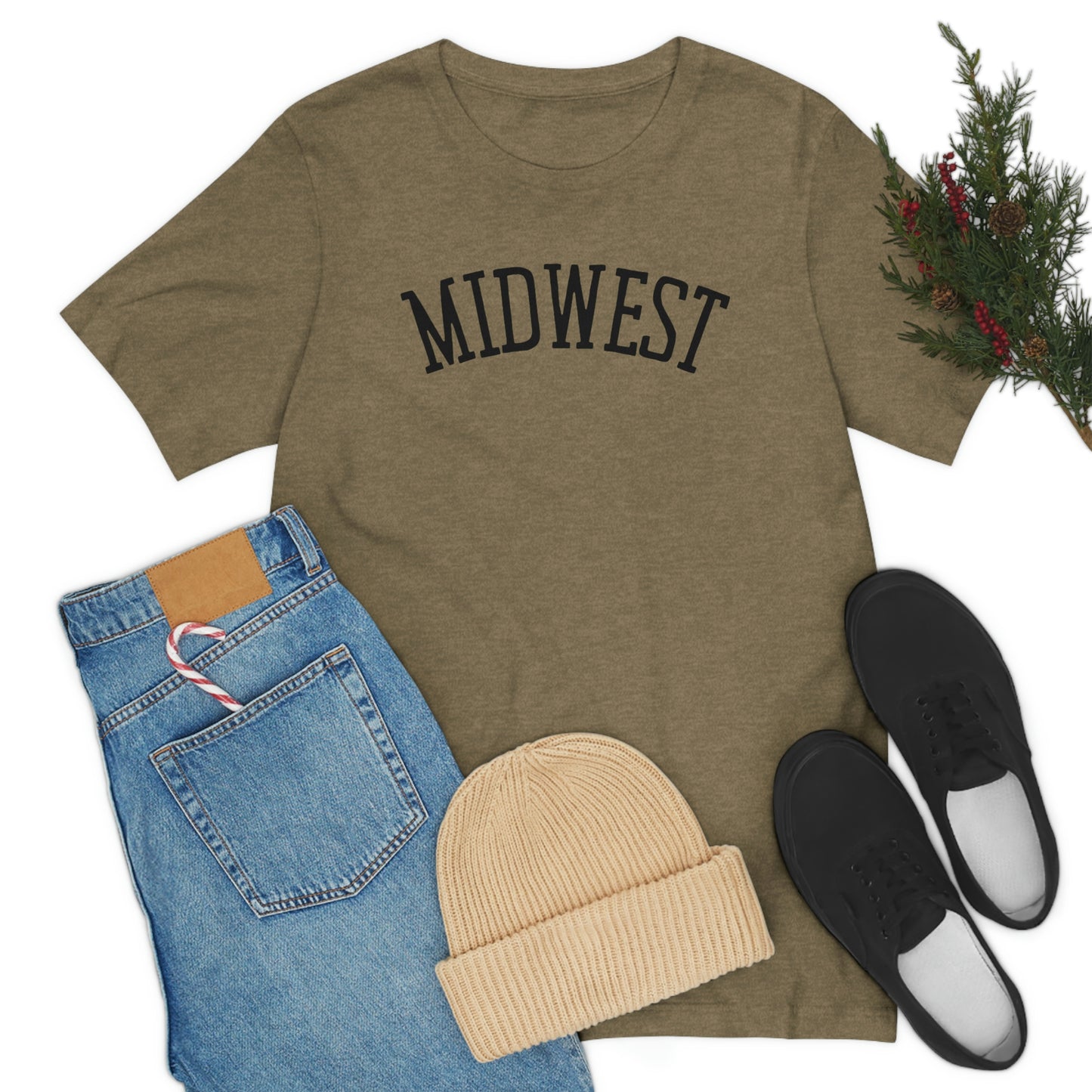 "Midwest" Unisex Jersey Short Sleeve Tee