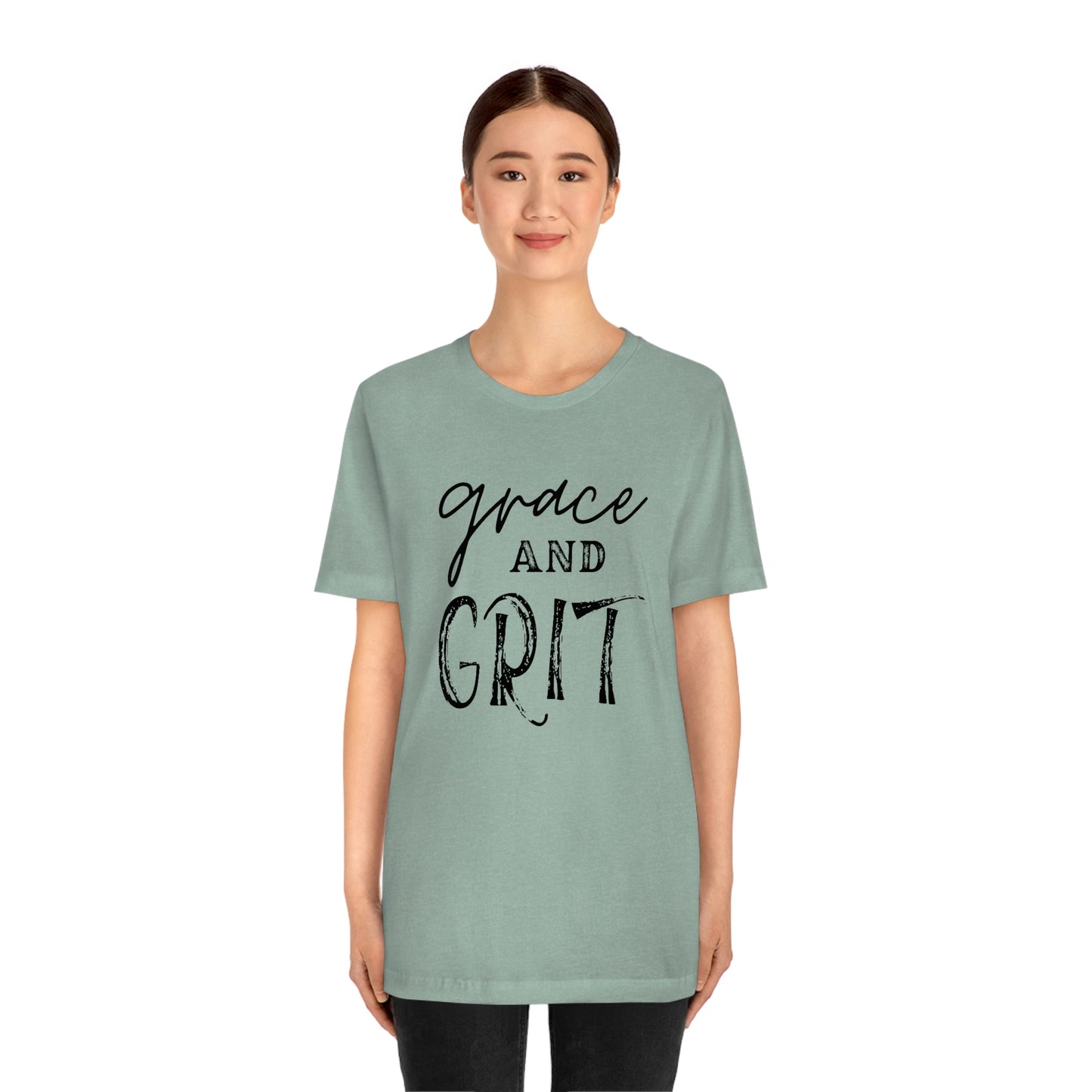 "Grace and Grit" Unisex Jersey Short Tee