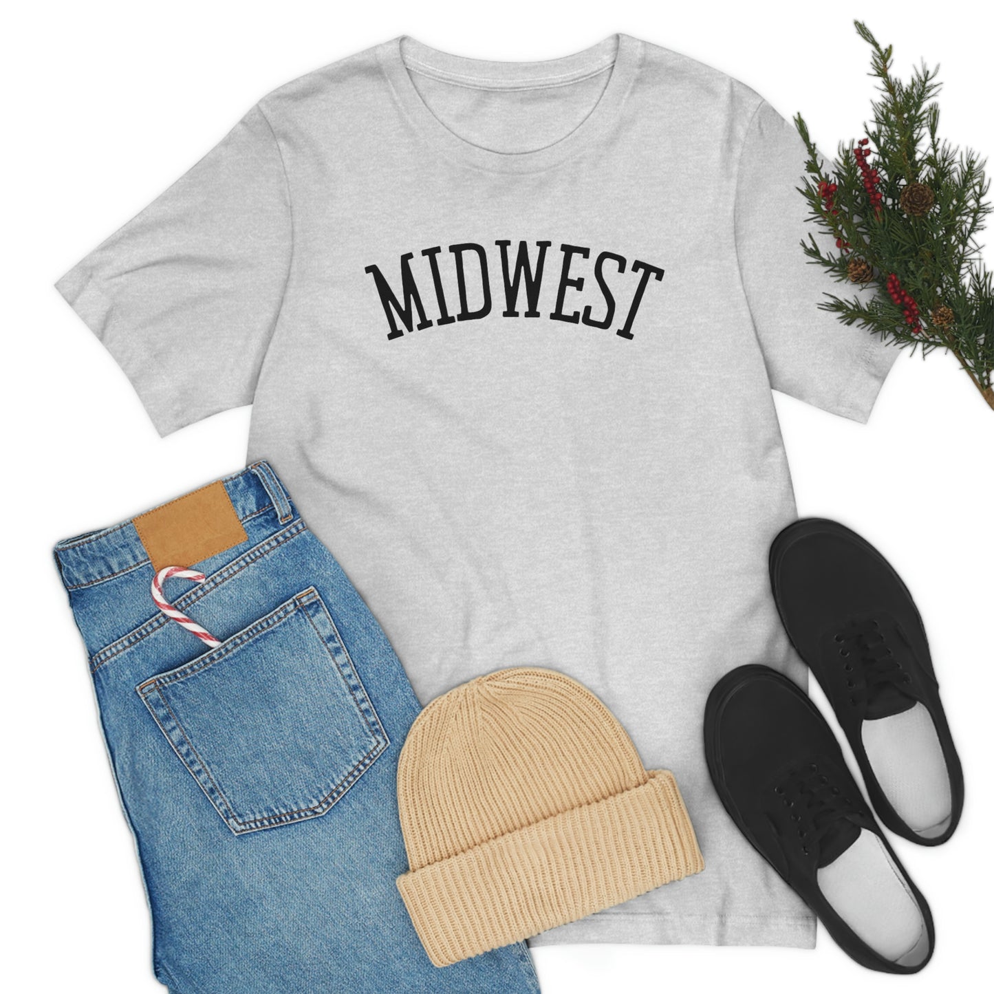 "Midwest" Unisex Jersey Short Sleeve Tee