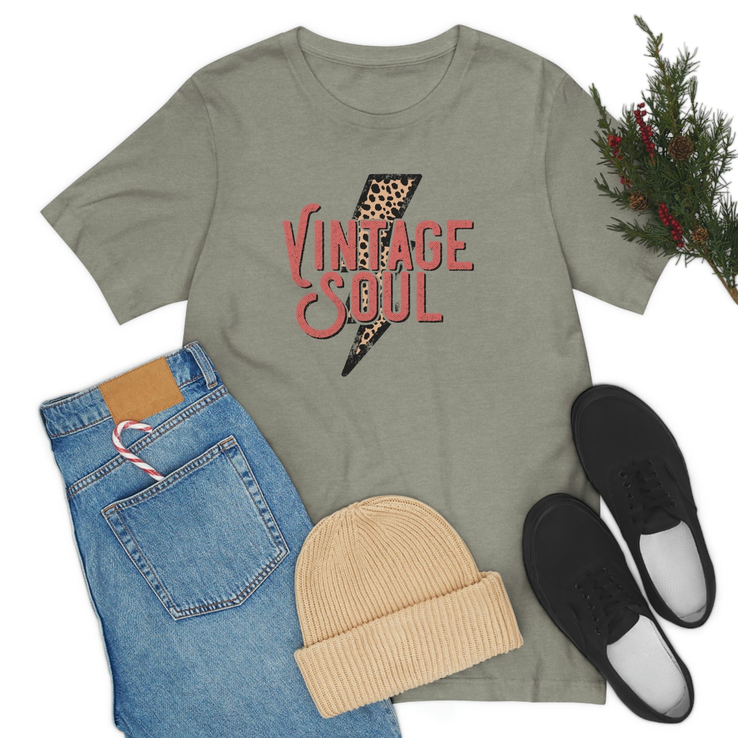 "Vintage Soul" Unisex Jersey Short Sleeve Tee
