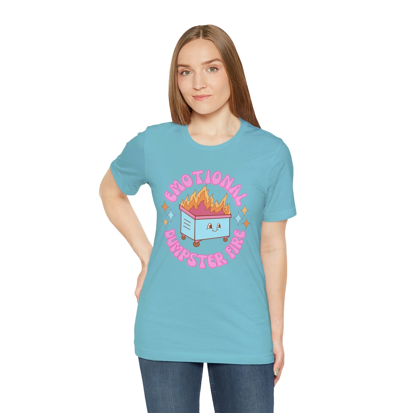 "Emotional Dumpster Fire" Bella Canvas Short Sleeve Tee