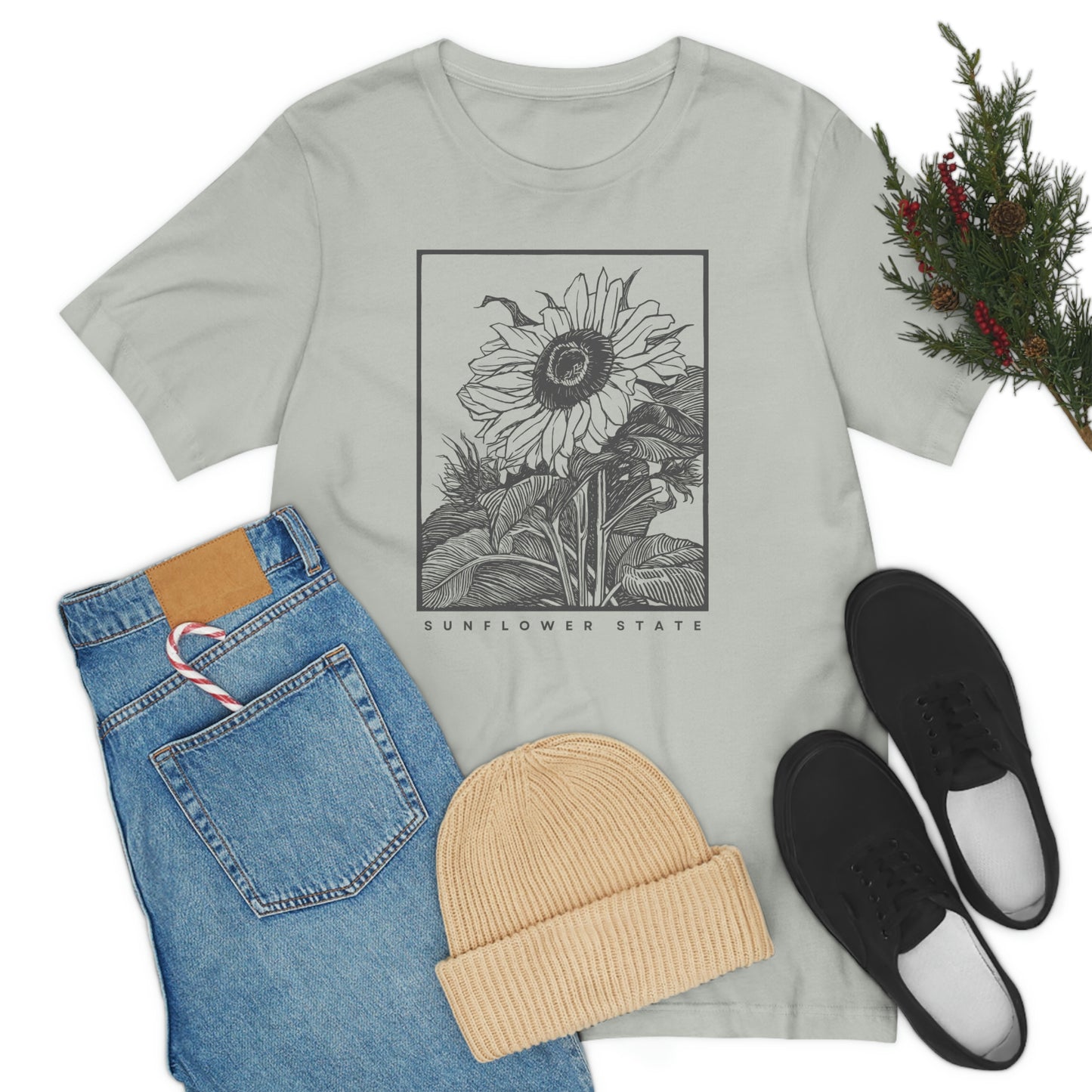 "Sunflower" Bella Canvas Unisex Jersey Short Sleeve Tee