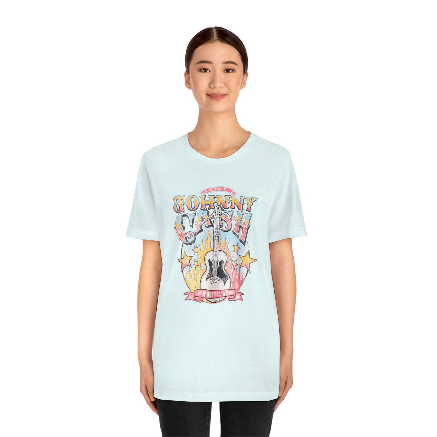 "Johnny Cash" Unisex Jersey Short Sleeve Tee