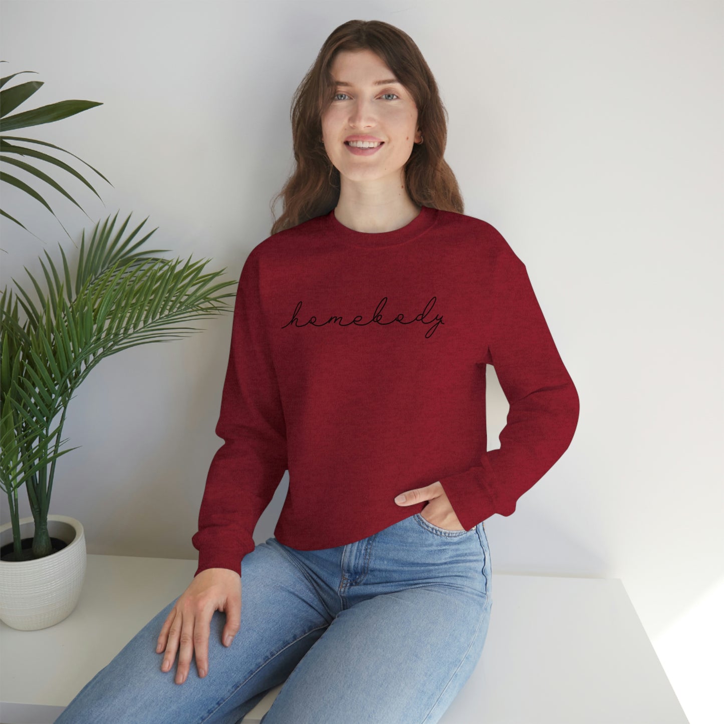 "Homebody" Unisex Heavy Blend™ Crewneck Sweatshirt