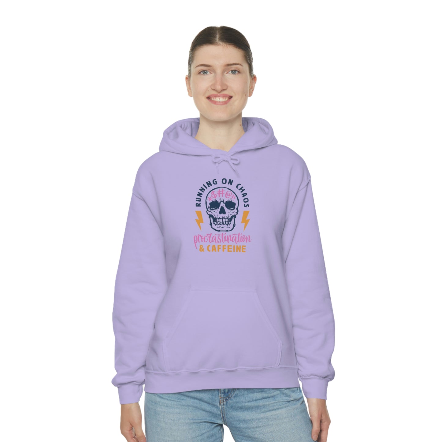 "Chaos and Caffeine" Unisex Heavy Blend™ Hooded Sweatshirt
