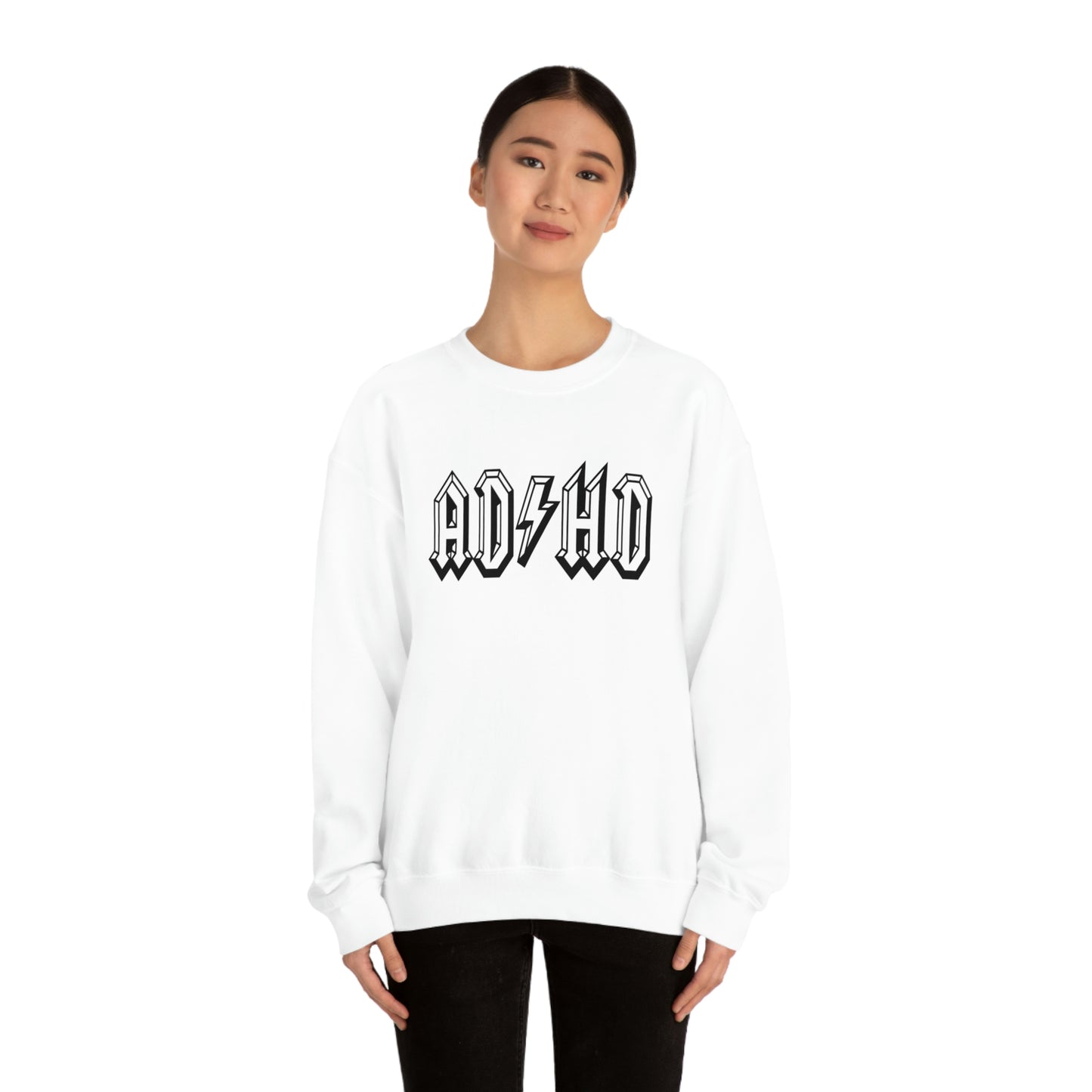 "ADHD" Unisex Crewneck Sweatshirt
