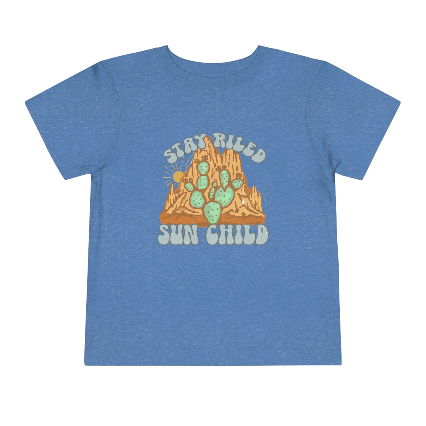 "Stay Riled Wild Child" Toddler Short Sleeve Tee (2T-5T)
