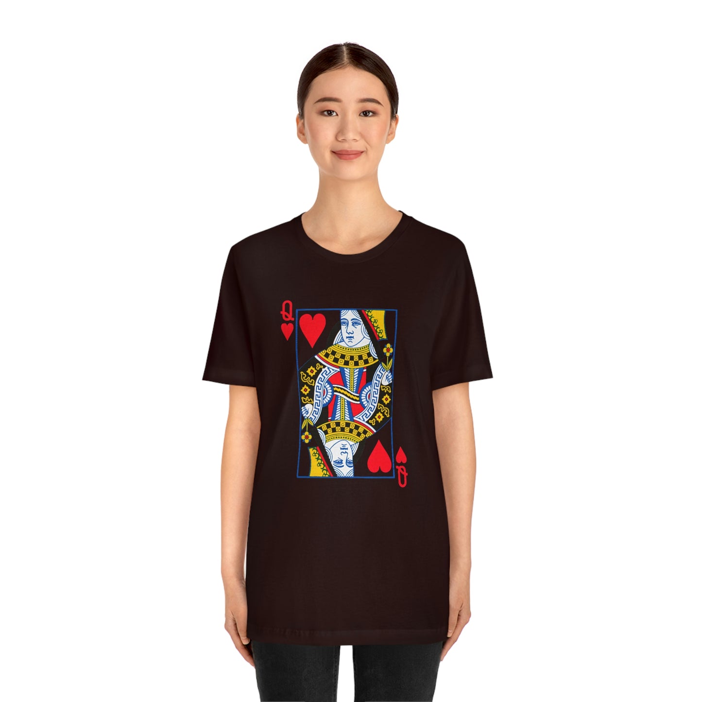 "Queen of Hearts" Unisex Jersey Short Sleeve Tee