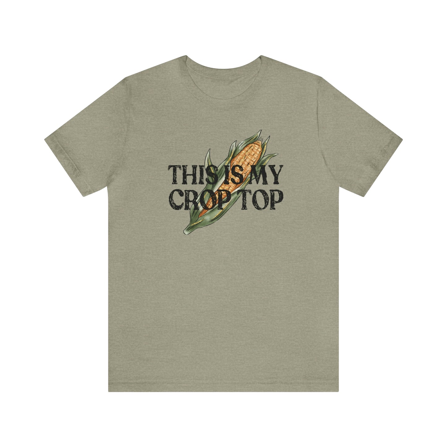 "Crop Top" Bella Canvas Unisex Short Sleeve Tee