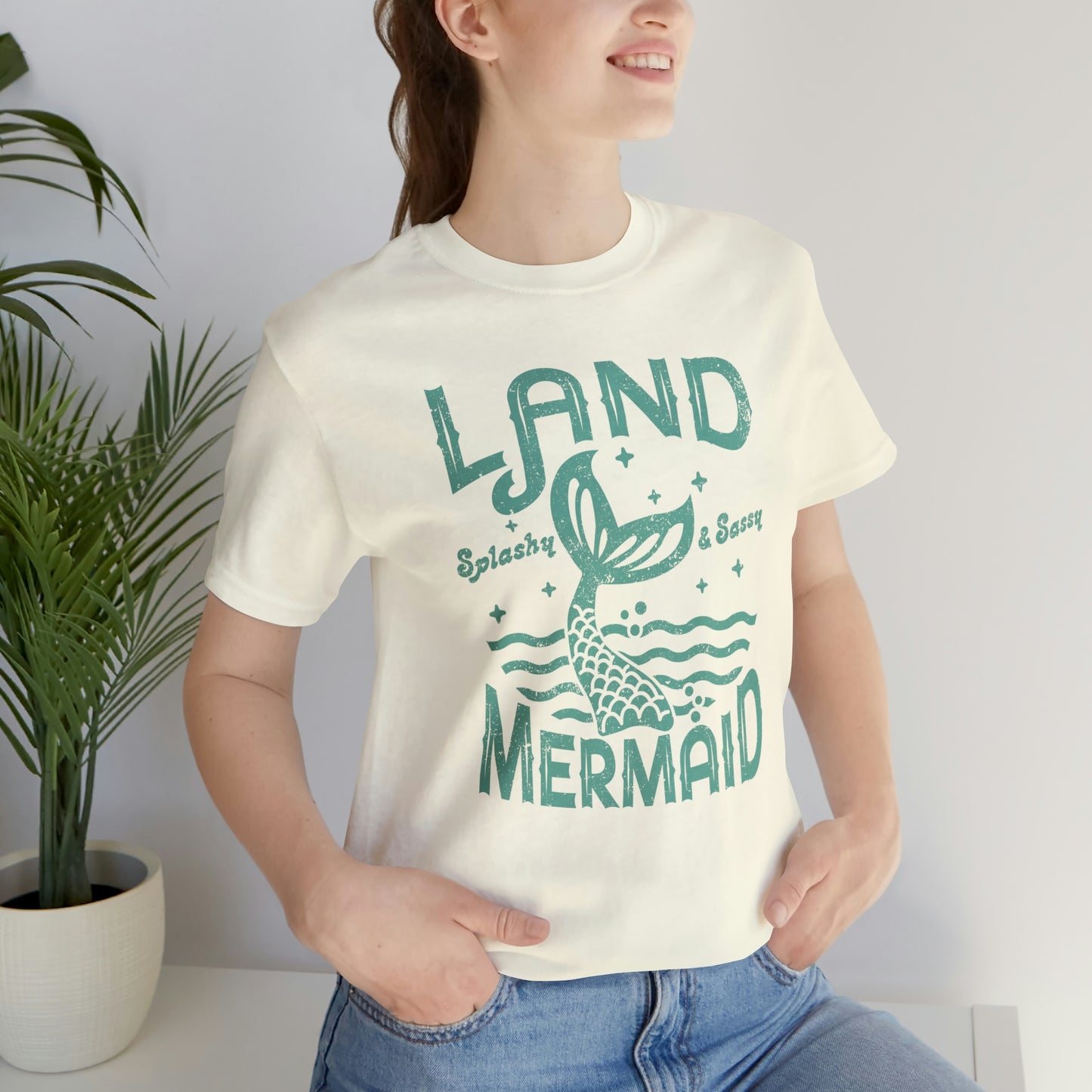 "Land Mermaid" Bella Canvas Short Sleeve Tee