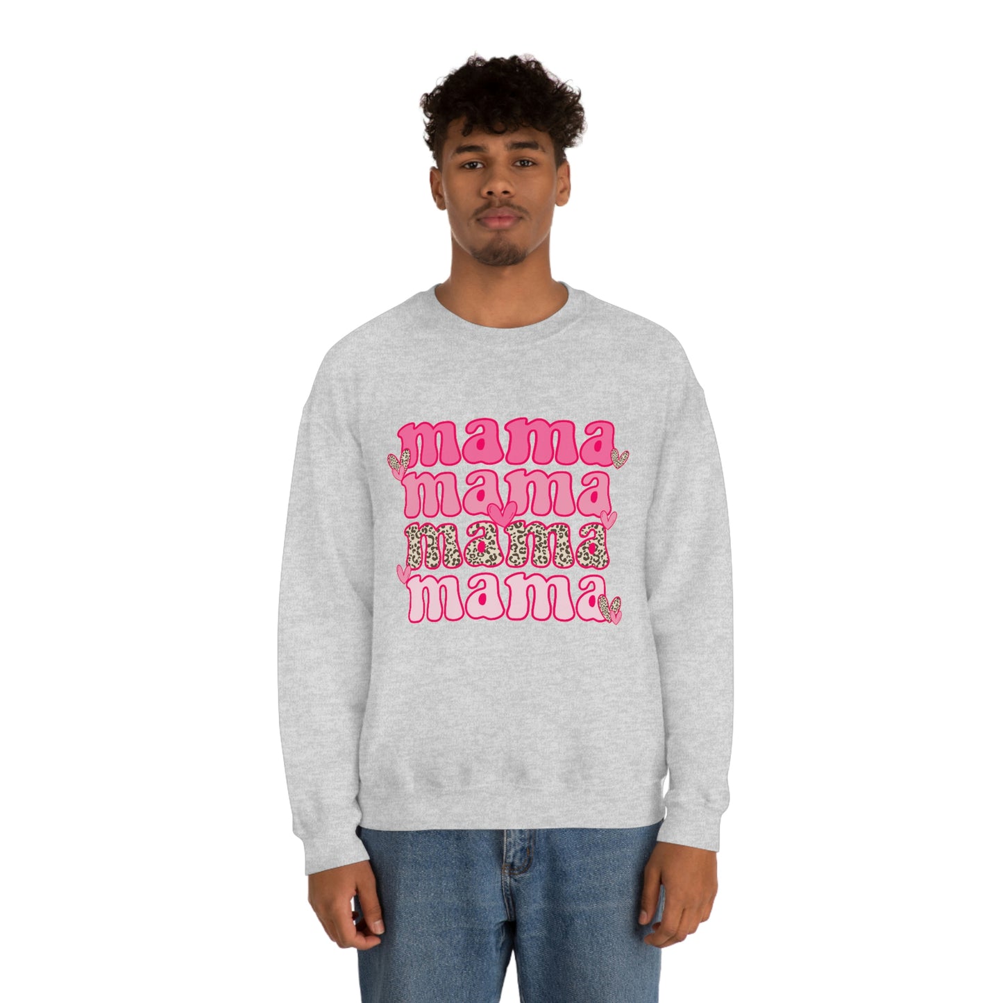 "Mama" Unisex Heavy Blend™ Crewneck Sweatshirt
