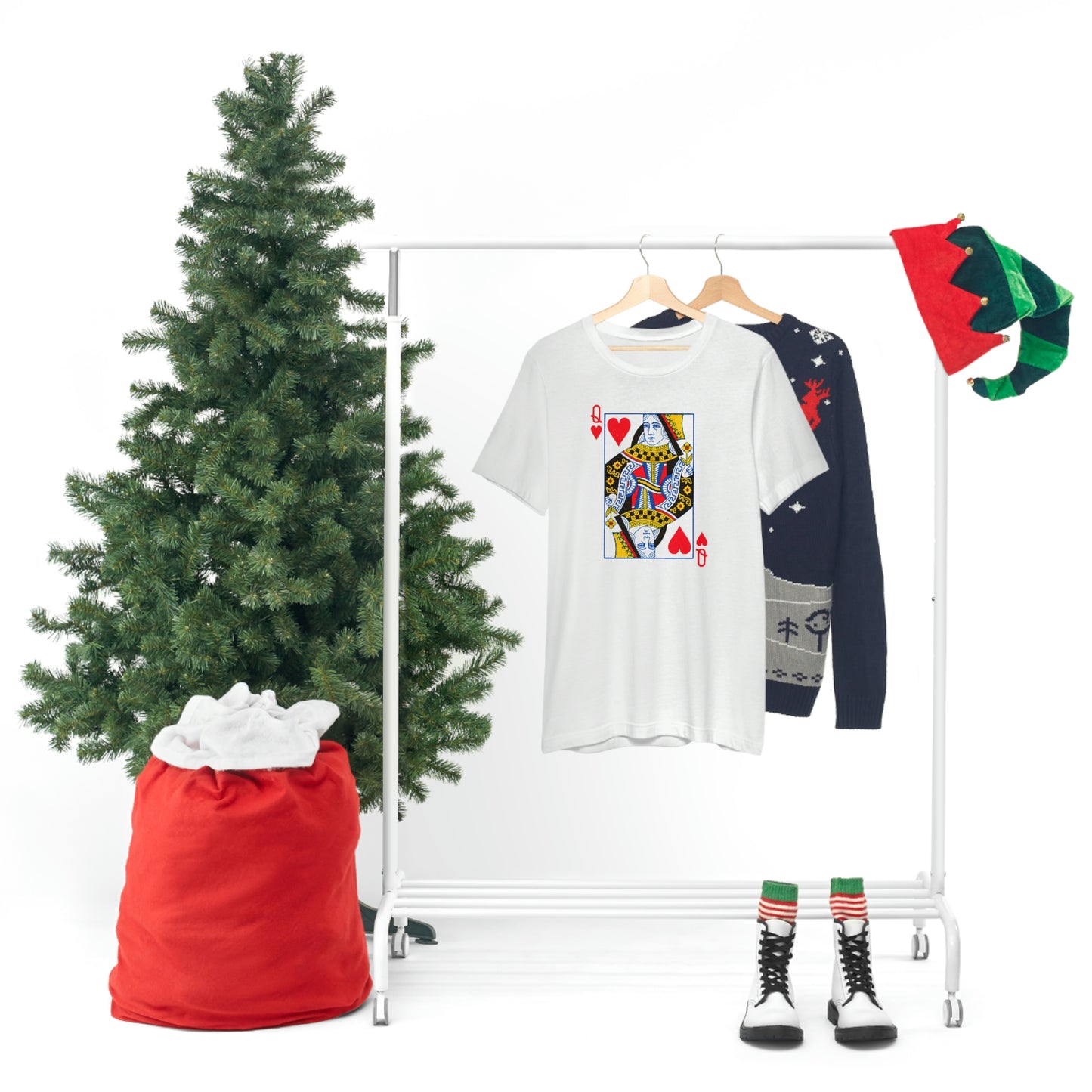 "Queen of Hearts" Unisex Jersey Short Sleeve Tee