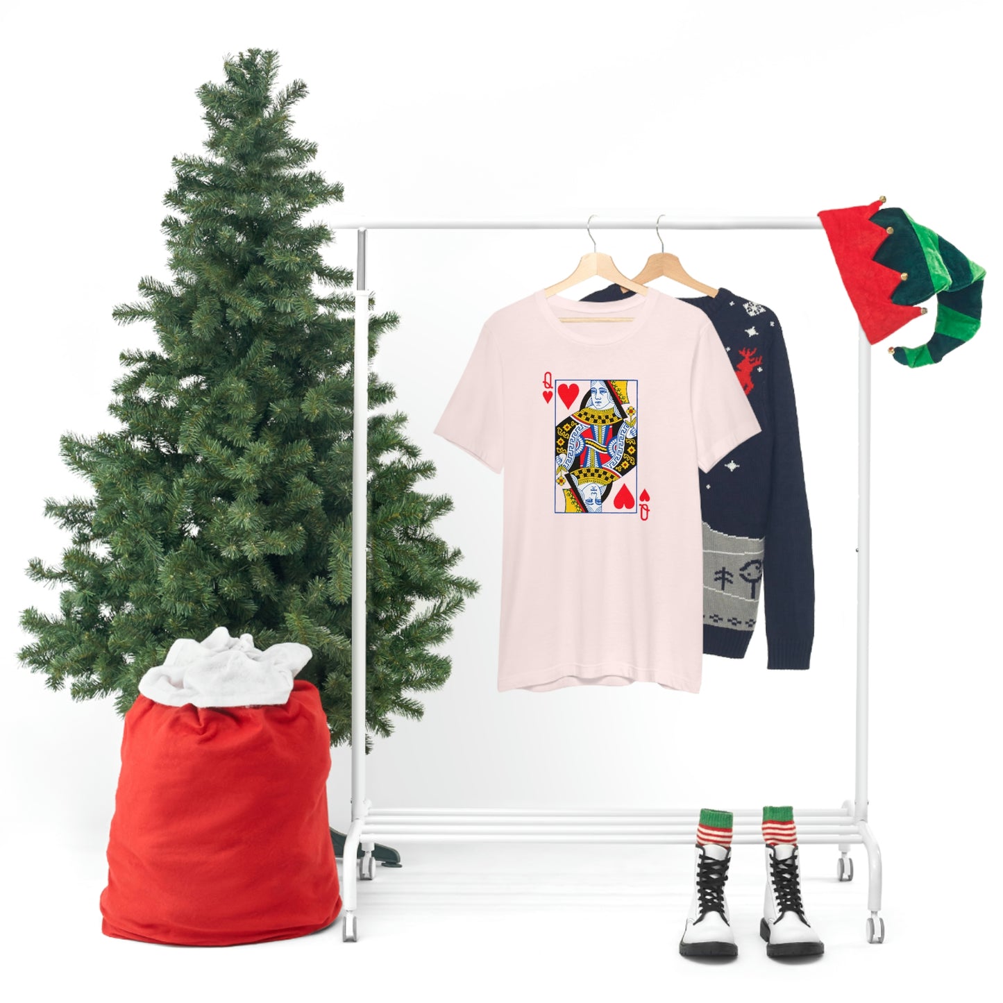 "Queen of Hearts" Unisex Jersey Short Sleeve Tee
