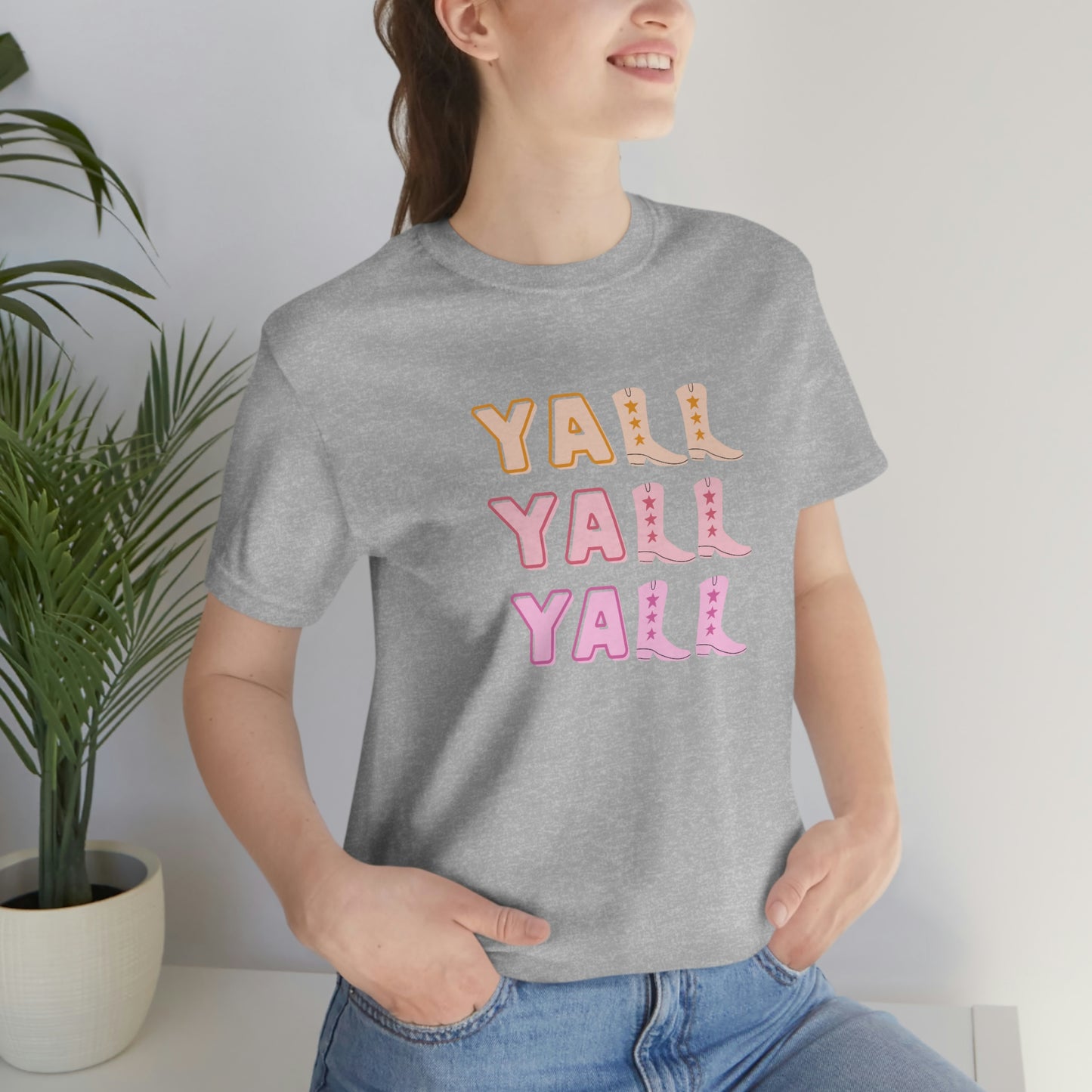 "Yall" Unisex Jersey Short Sleeve Tee