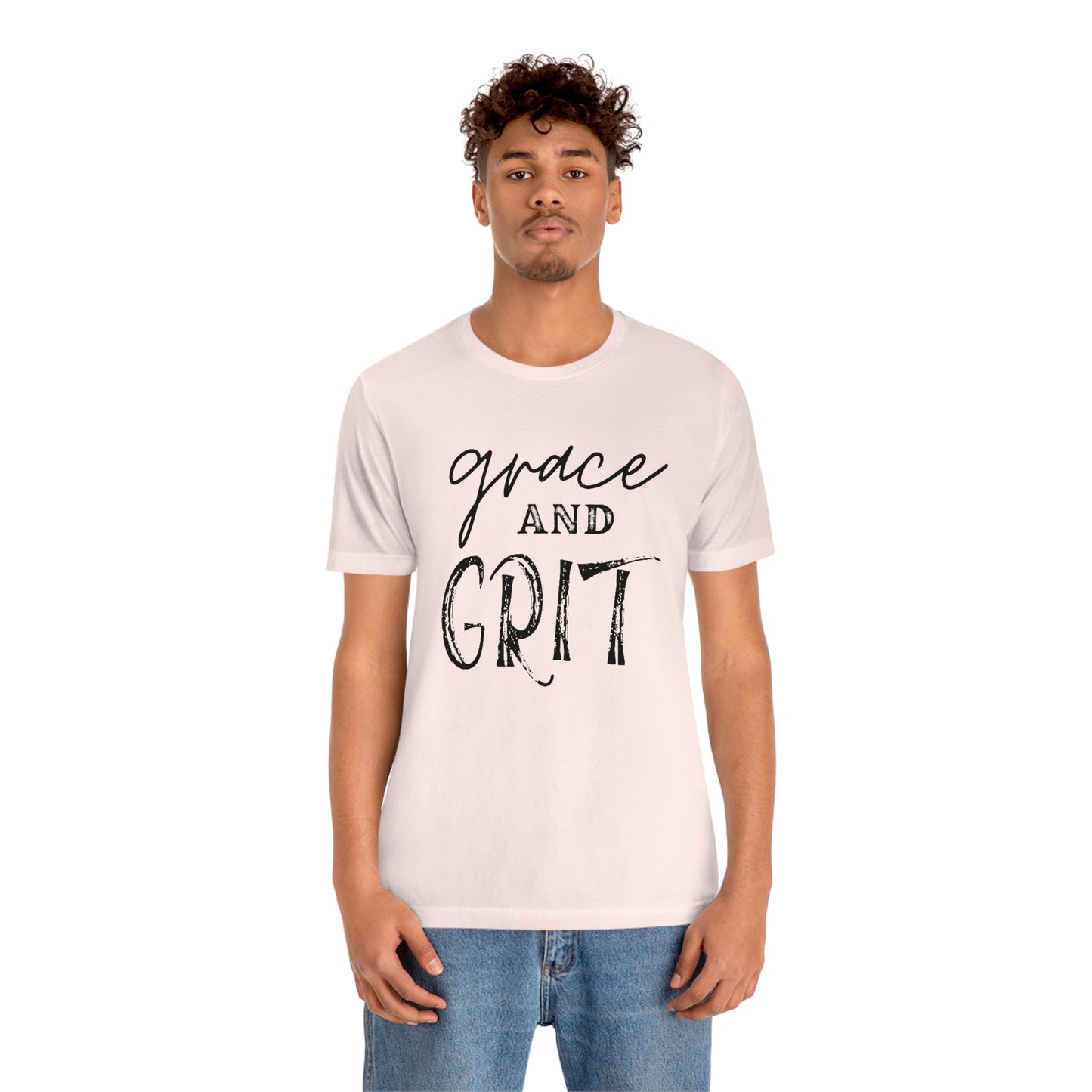 "Grace and Grit" Unisex Jersey Short Tee