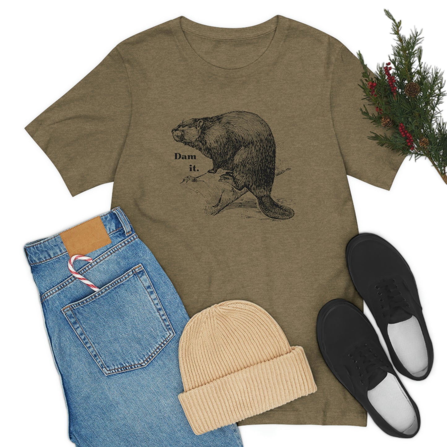 "Dam it" Bella Canvas Graphic Short Sleeve Tee