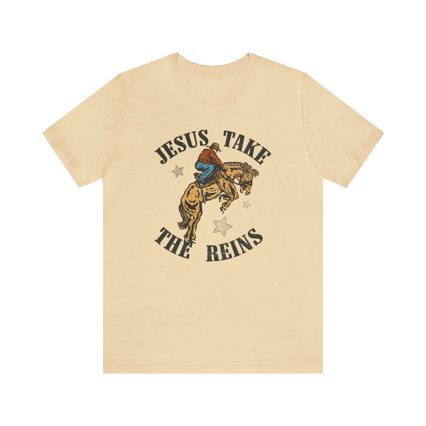 "Jesus Take the Reins" Bella Canvas Short Sleeve Tee
