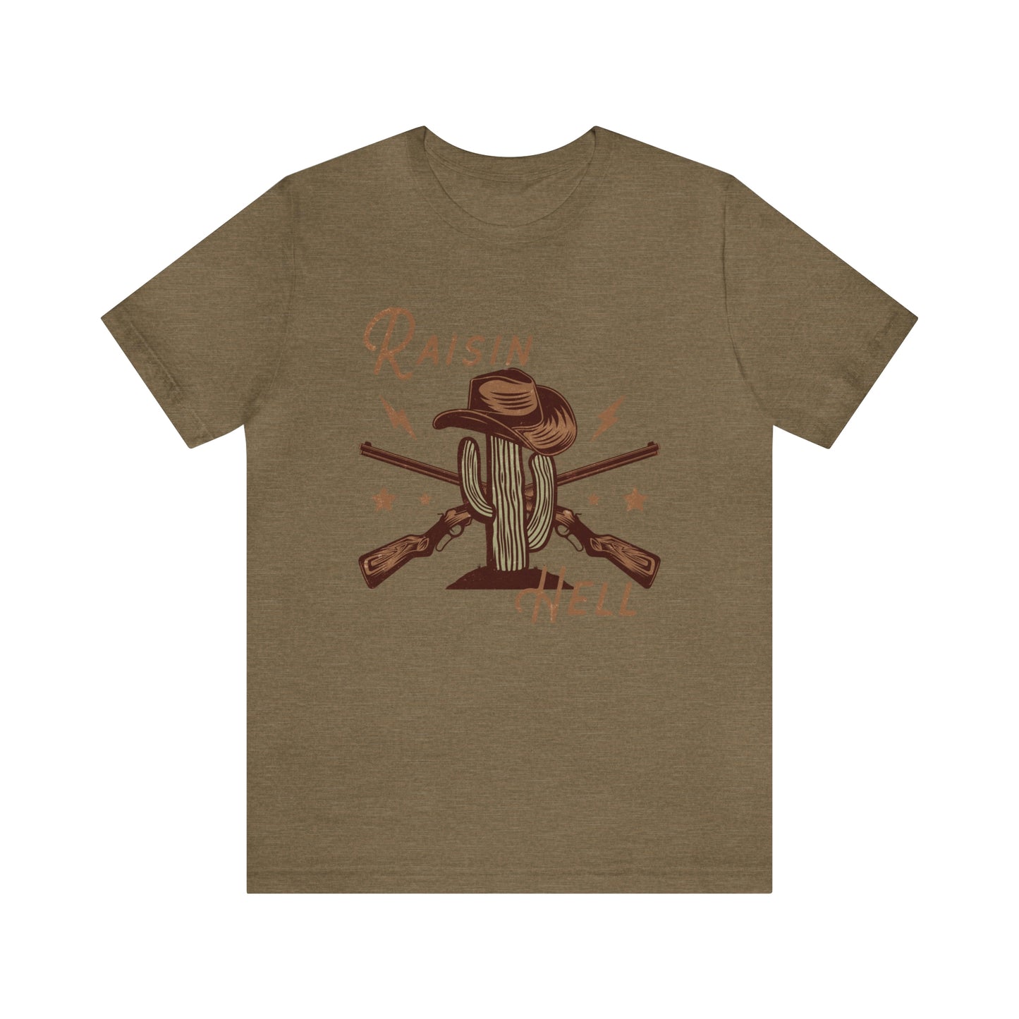 "Raisin Hell" Bella Canvas Short Sleeve Tee