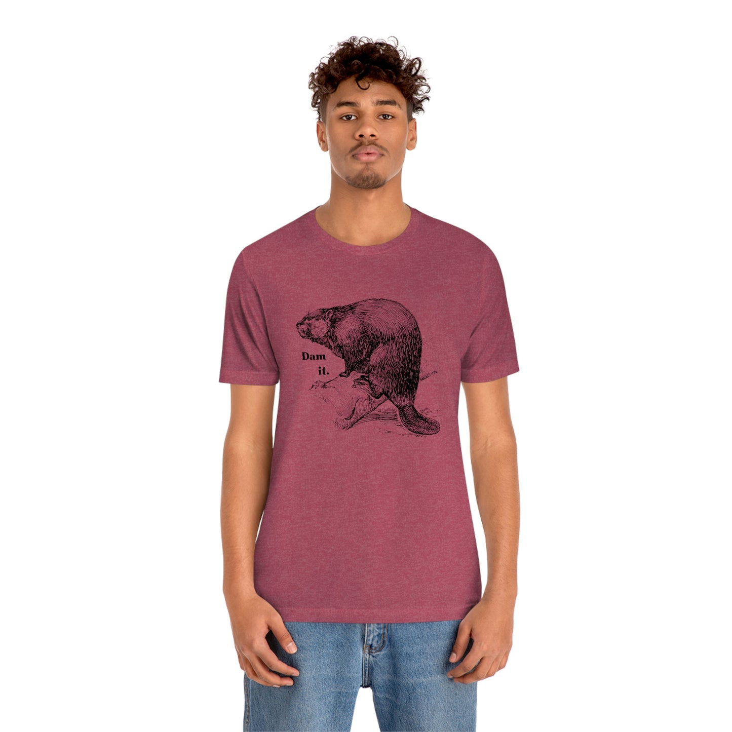 "Dam it" Bella Canvas Graphic Short Sleeve Tee
