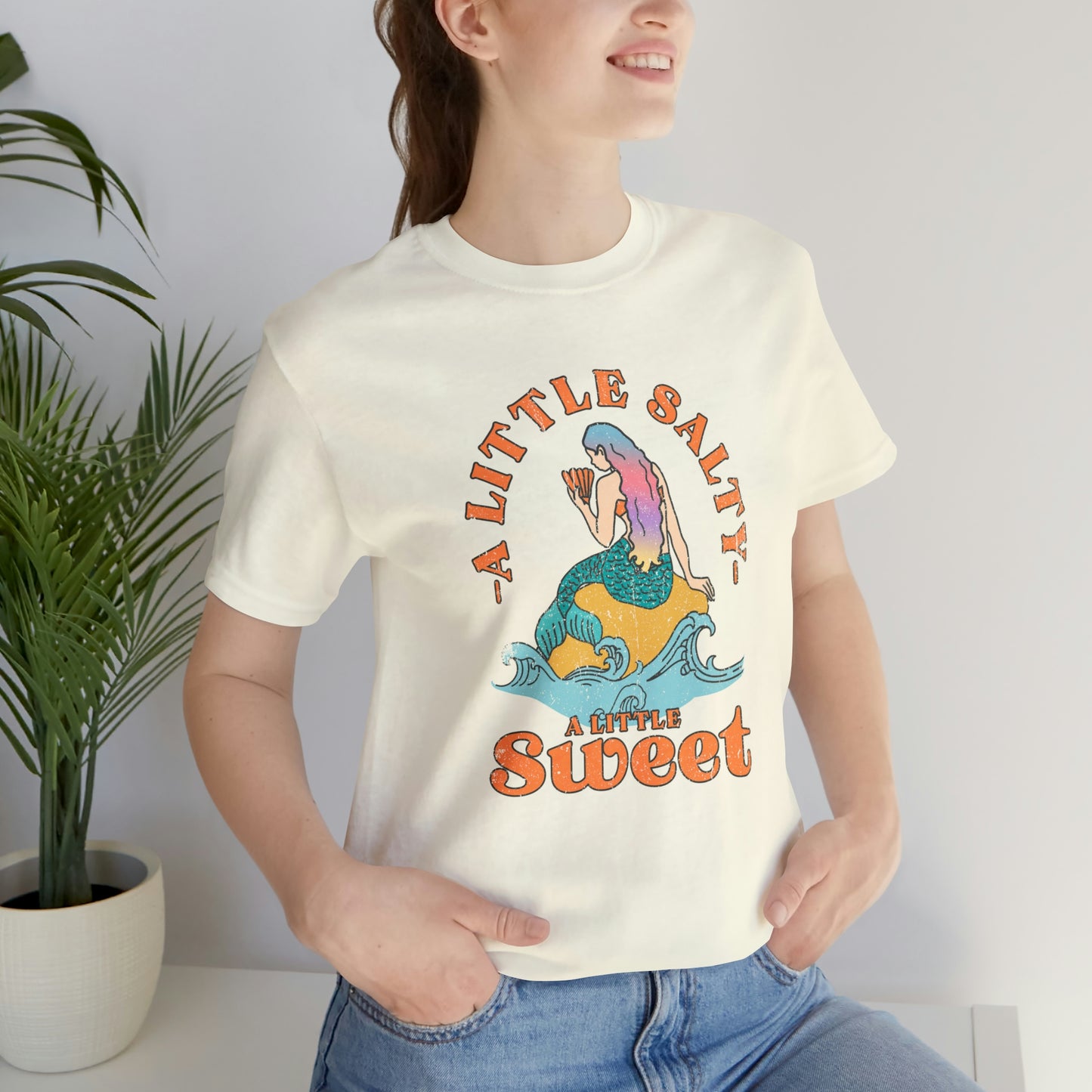 "A Little Salty, A Little Sweet" Bella Canvas Unisex Jersey Short Sleeve Tee