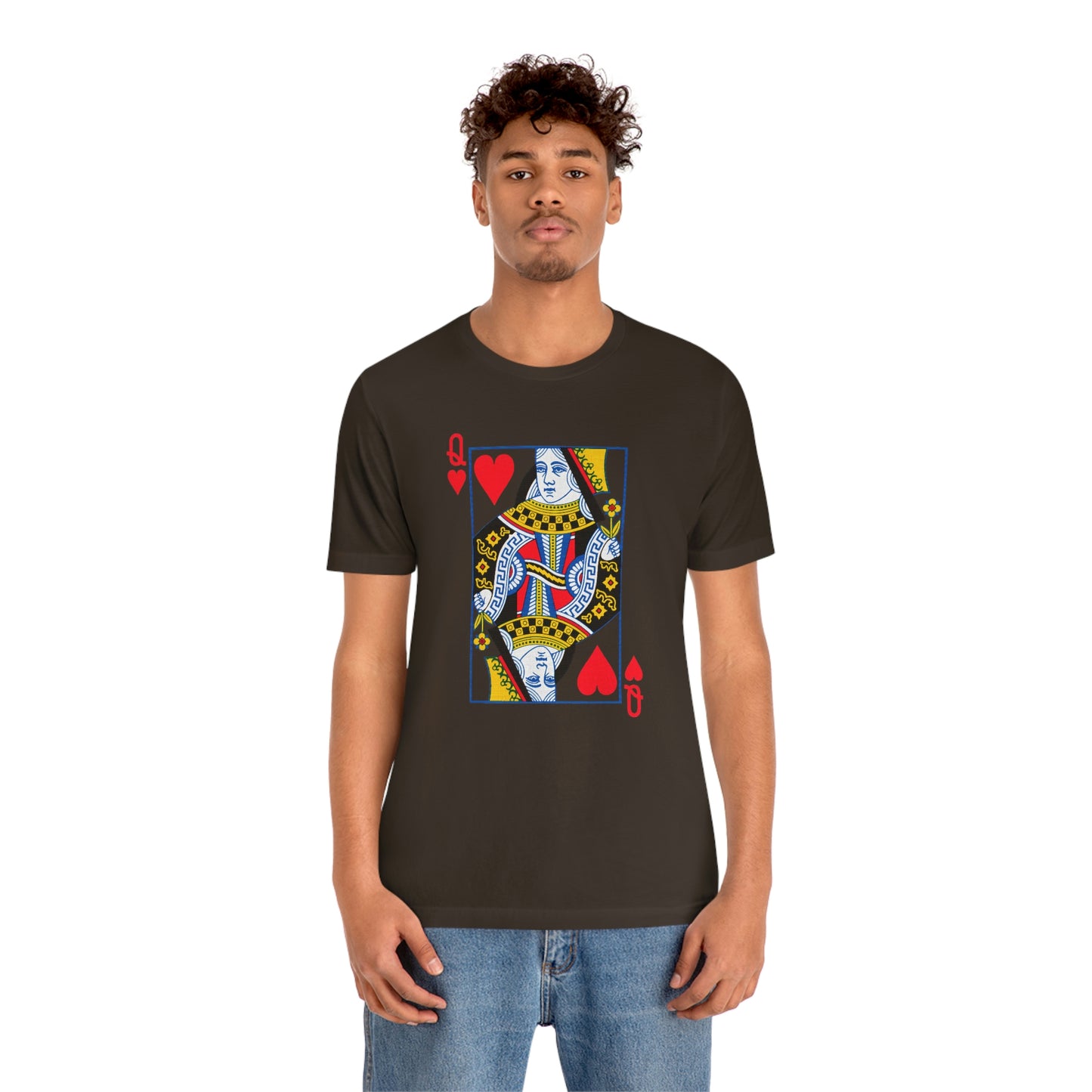 "Queen of Hearts" Unisex Jersey Short Sleeve Tee