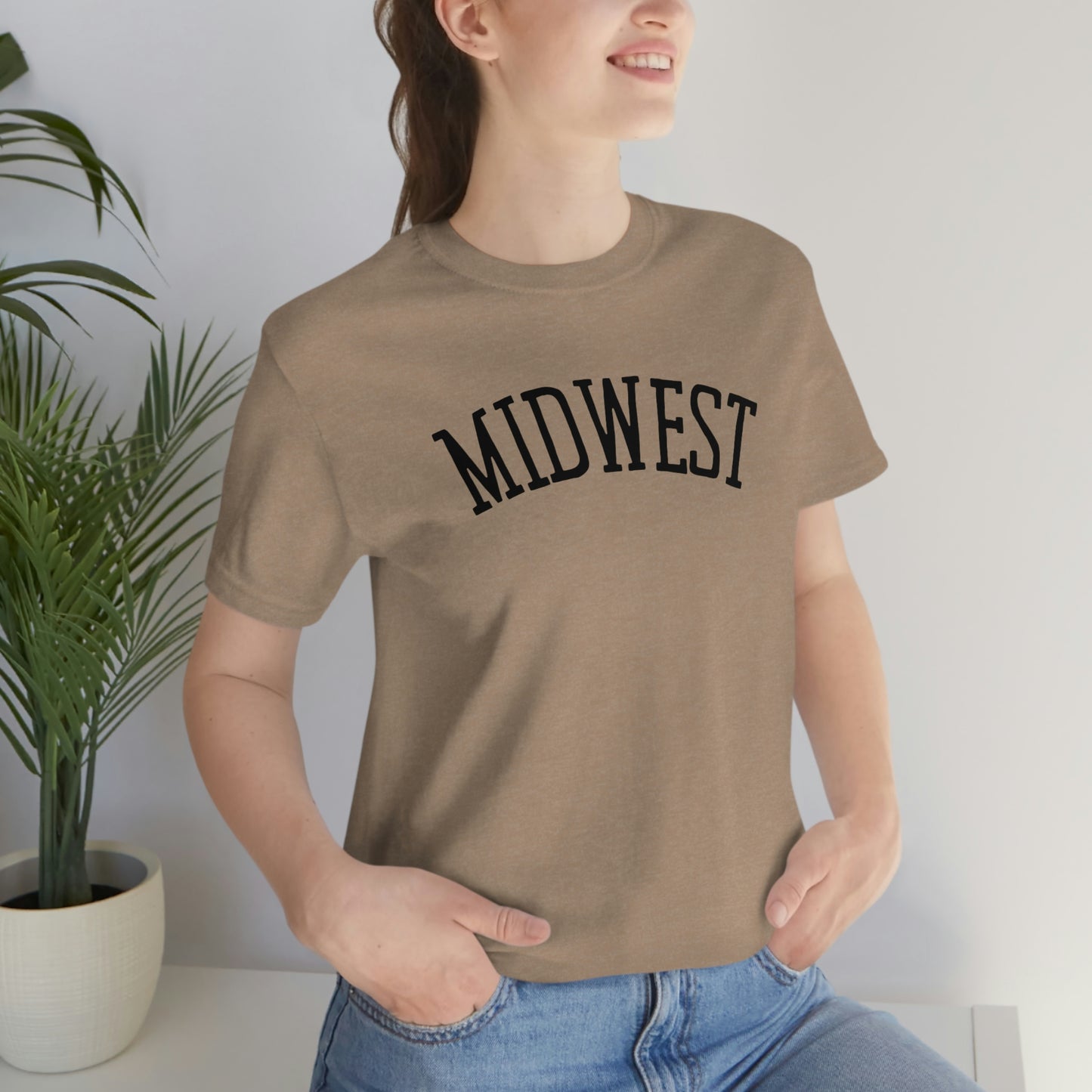 "Midwest" Unisex Jersey Short Sleeve Tee