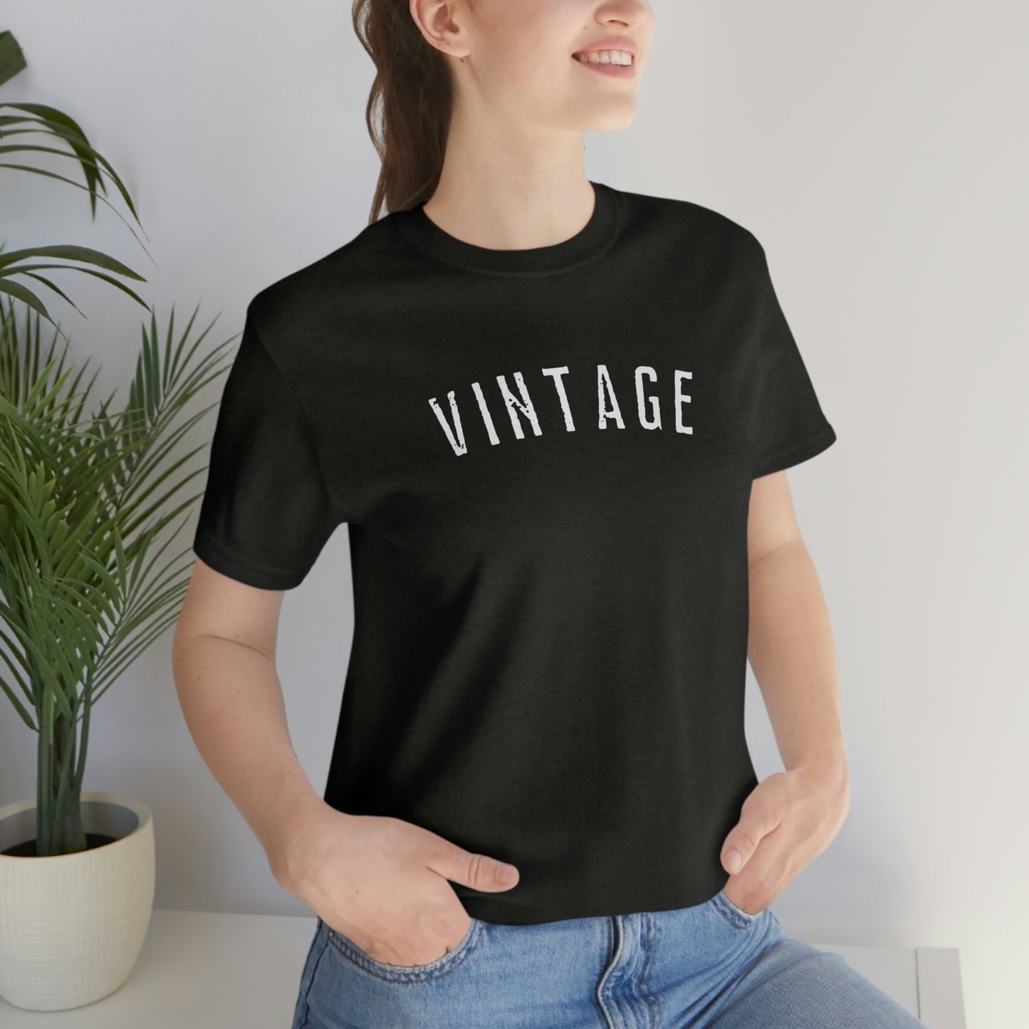 "Vintage" Bella Canvas Unisex Jersey Short Sleeve Tee
