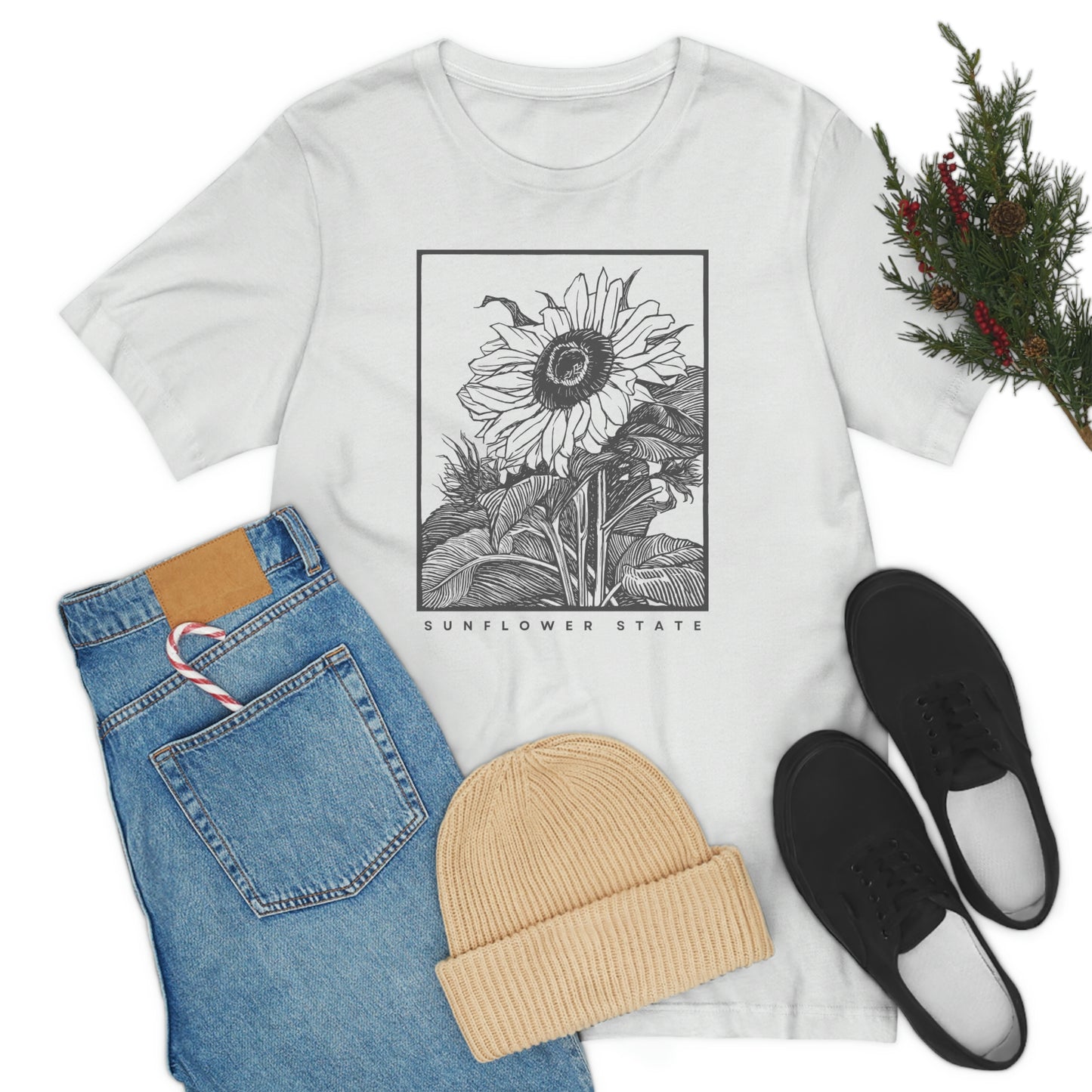"Sunflower" Bella Canvas Unisex Jersey Short Sleeve Tee