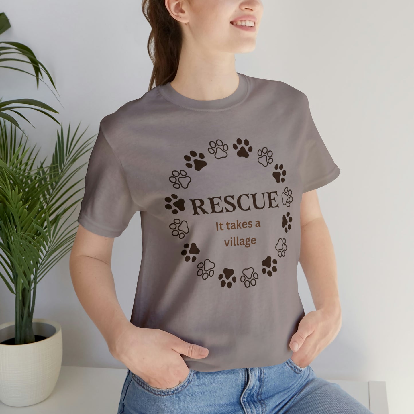 "Rescue" Bella Canvas Unisex Jersey Short Sleeve Tee