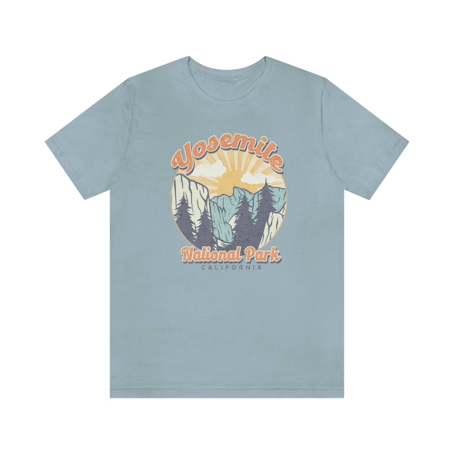 "Yosemite National Park" Bella Canvas Short Sleeve Tee